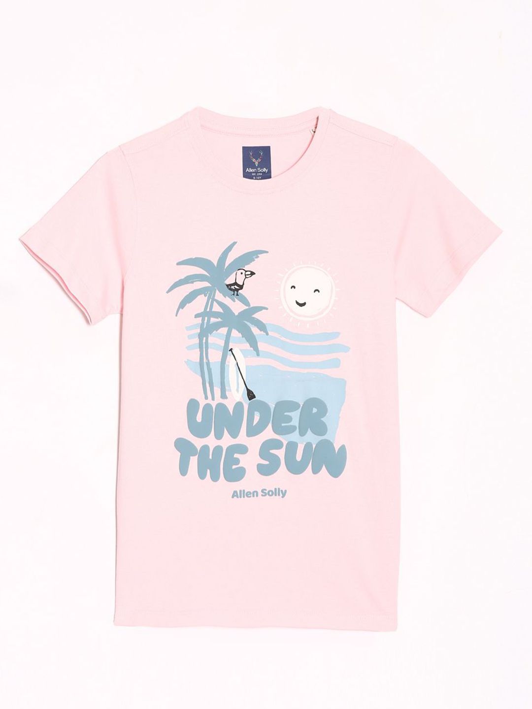 Allen Solly Junior Boys Graphic Printed Round Neck Cotton T-shirt-picture-51