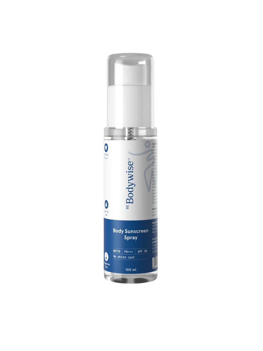 Be Bodywise Sunscreen Spray SPF 50 PA+++ - 100 ml-image-3