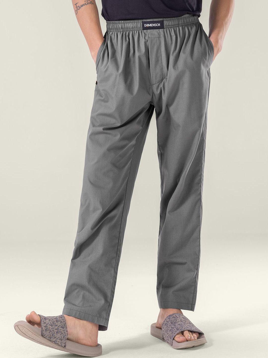 DAMENSCH BREEEZE Men Cotton Ultra Light Relaxed Fit Lounge Pant-picture-14