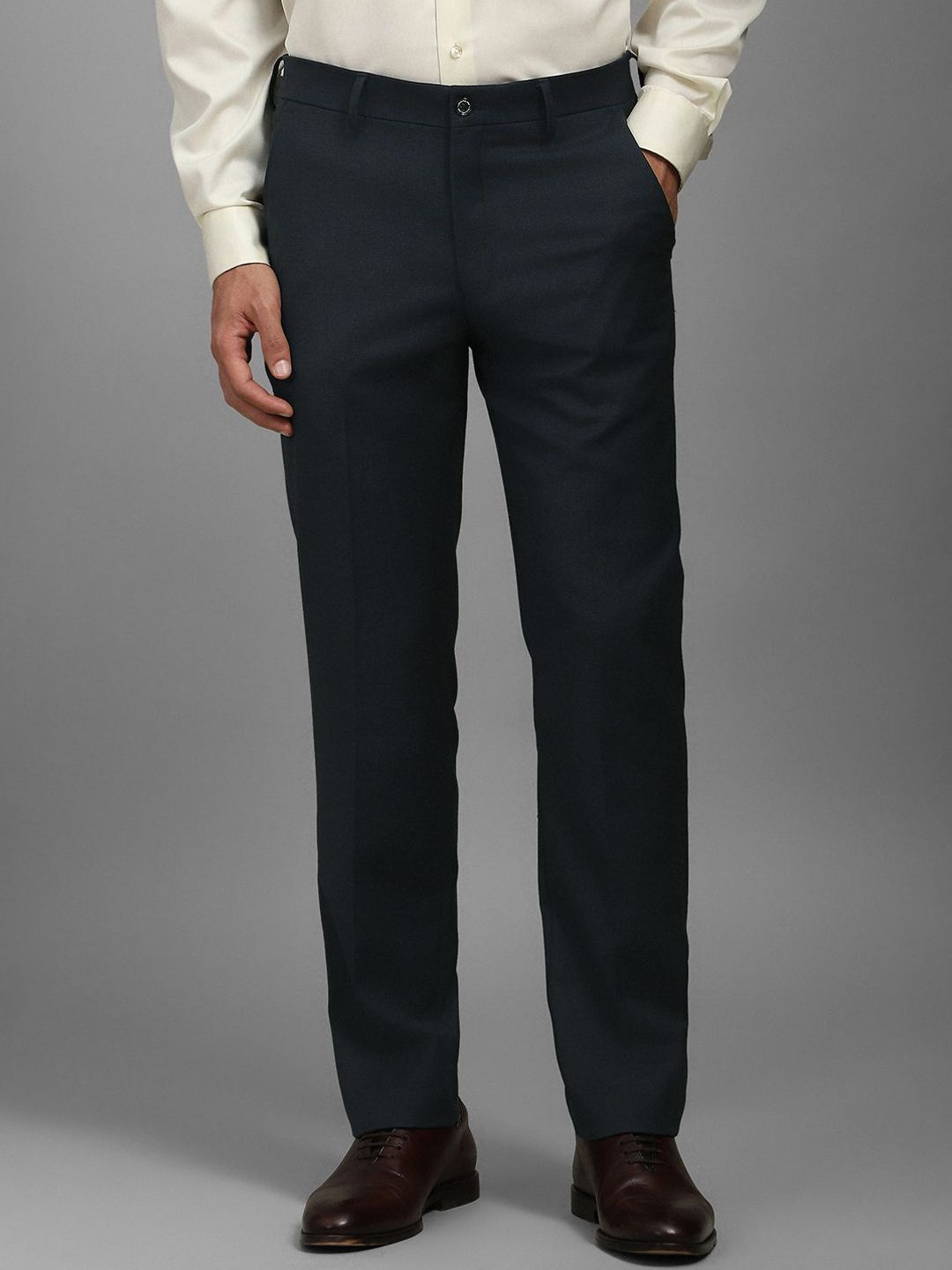 Louis Philippe Men Slim Fit Trousers-picture-18