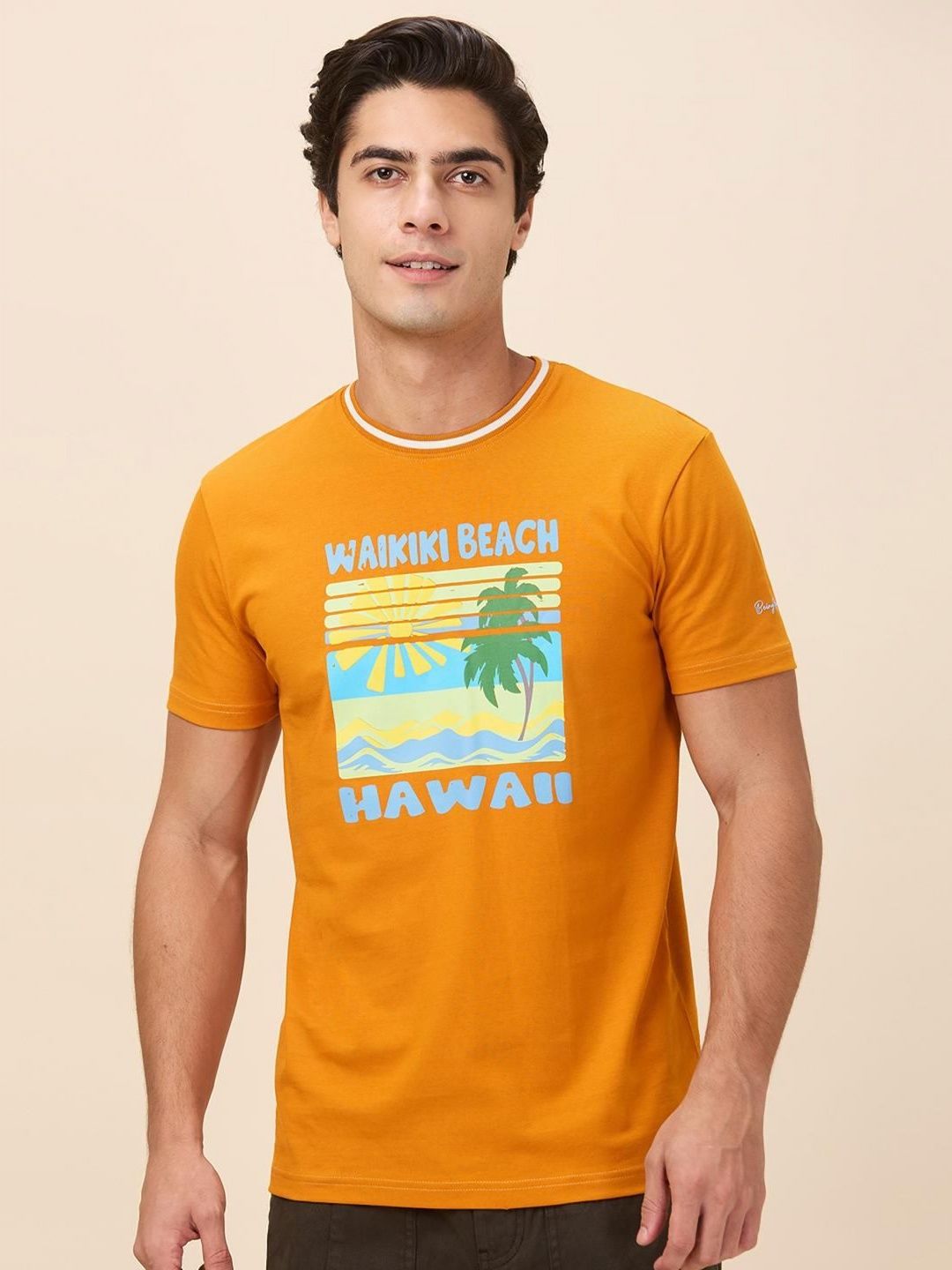 Being Human Men Graphic Printed Round Neck Cotton Slim Fit T-shirt-picture-21