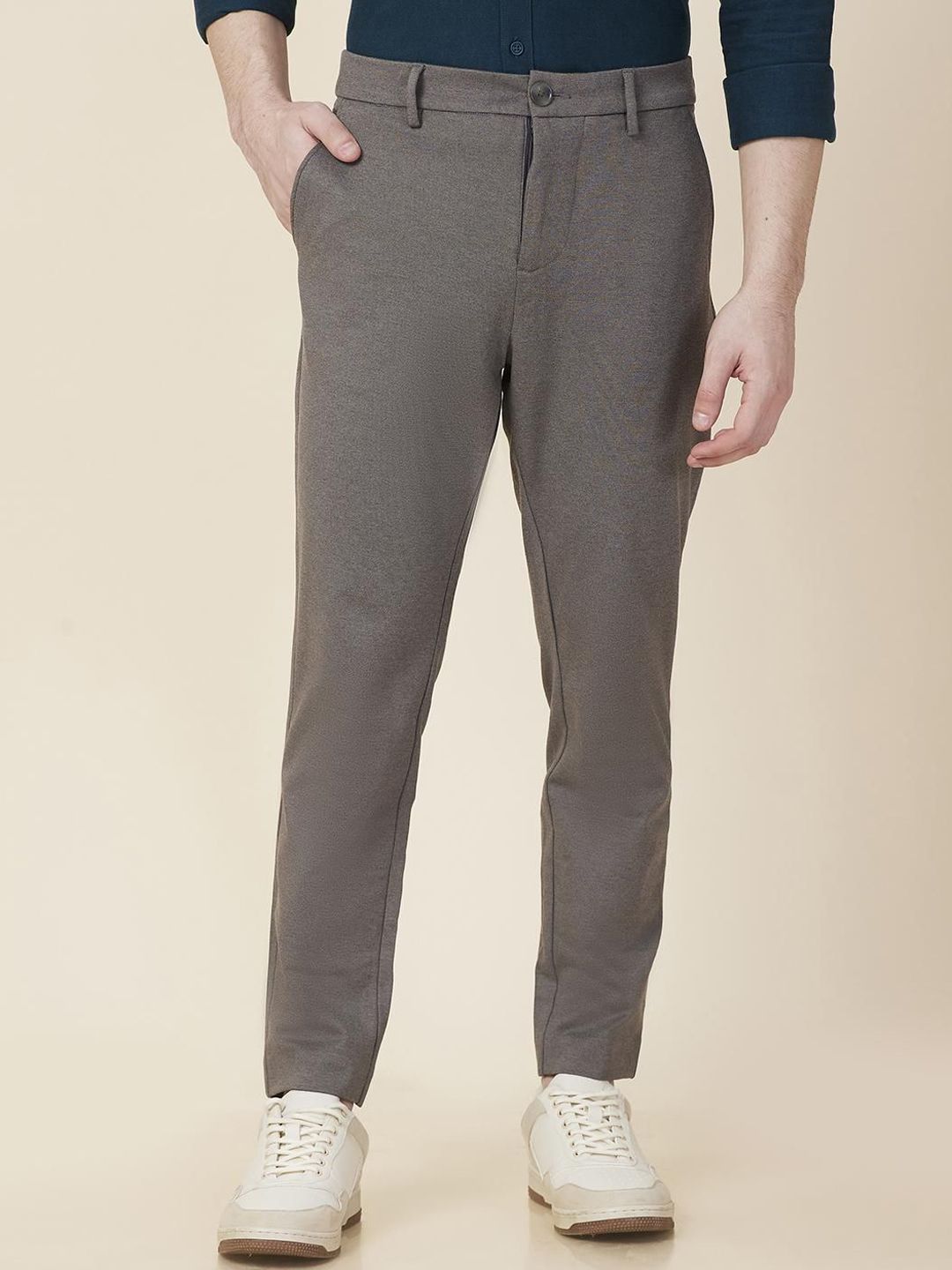 Being Human Men Slim Fit Trousers-picture-49