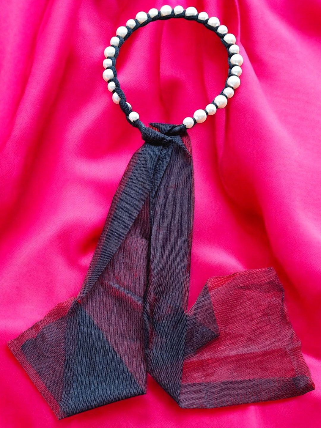 LYTIX Beaded Hairband With Long Tail-picture-16