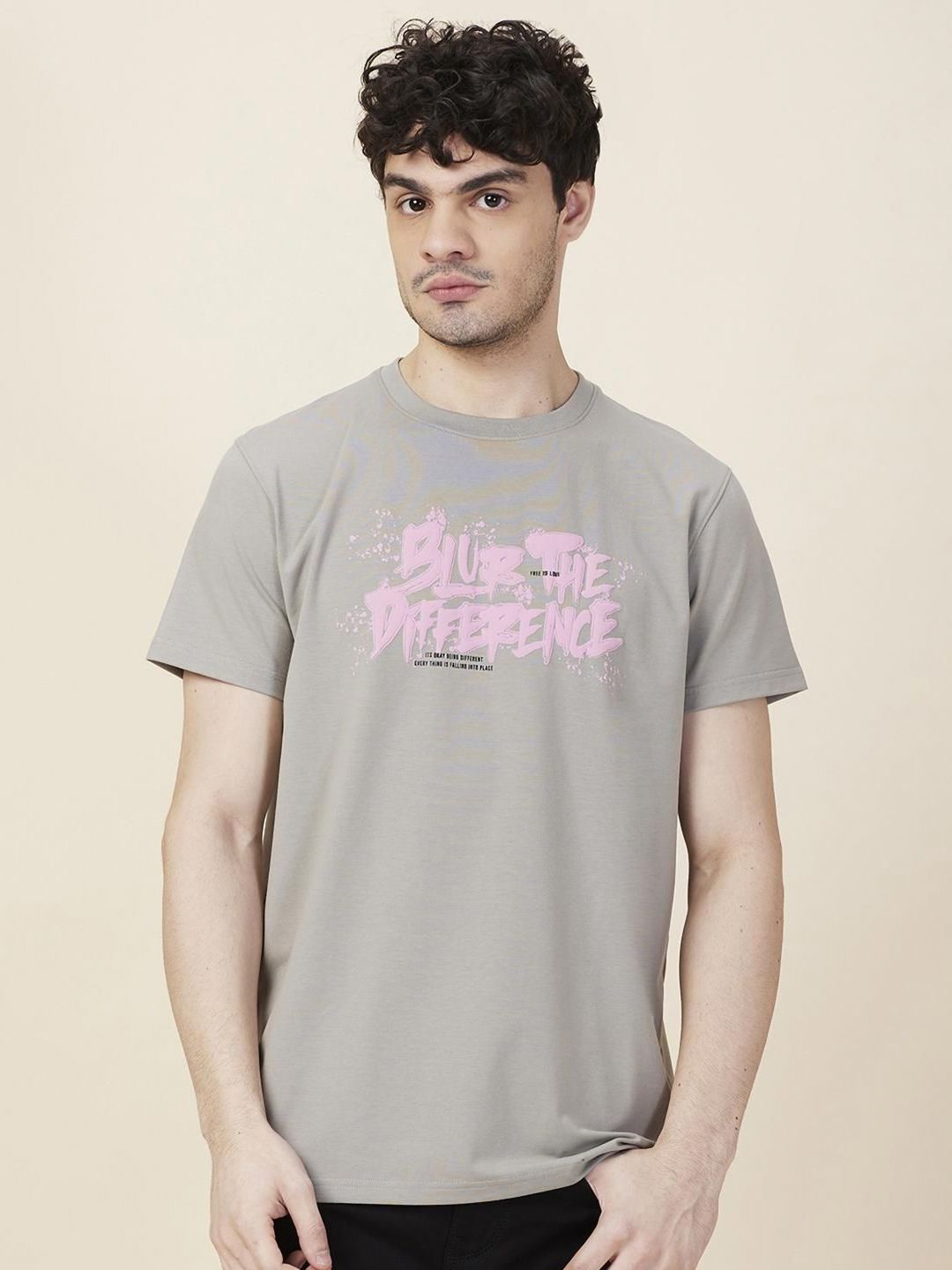 Being Human Men Typography Printed Round Neck T-shirt-picture-32