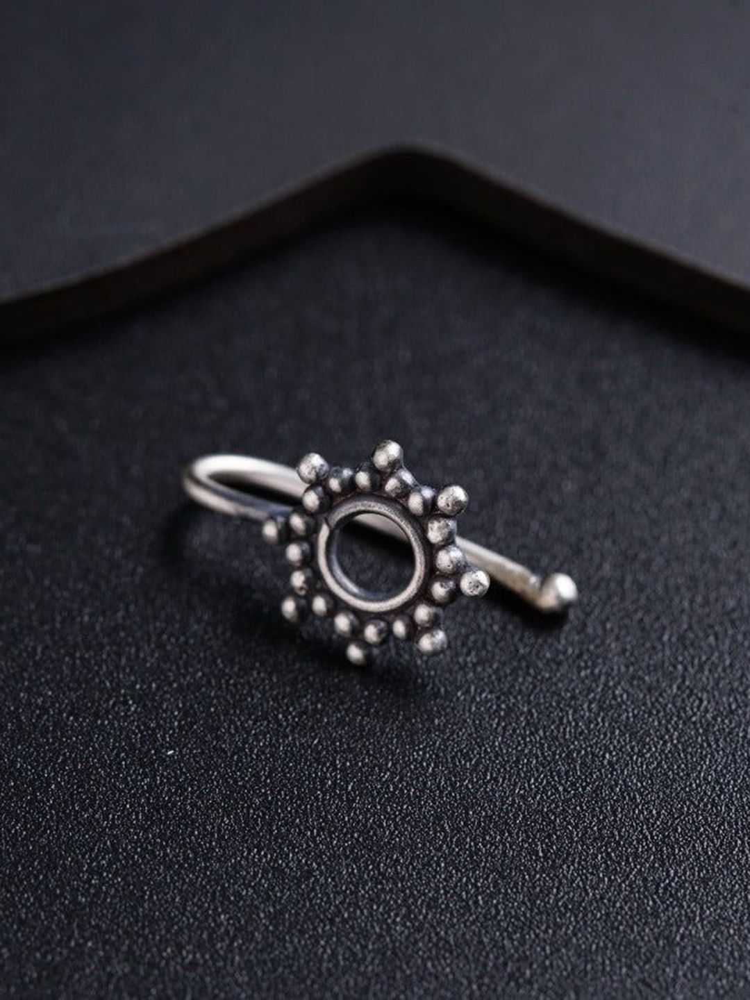 House of Aadyaa 925 Sterling Silver Kiara Stud Nosepin-picture-26
