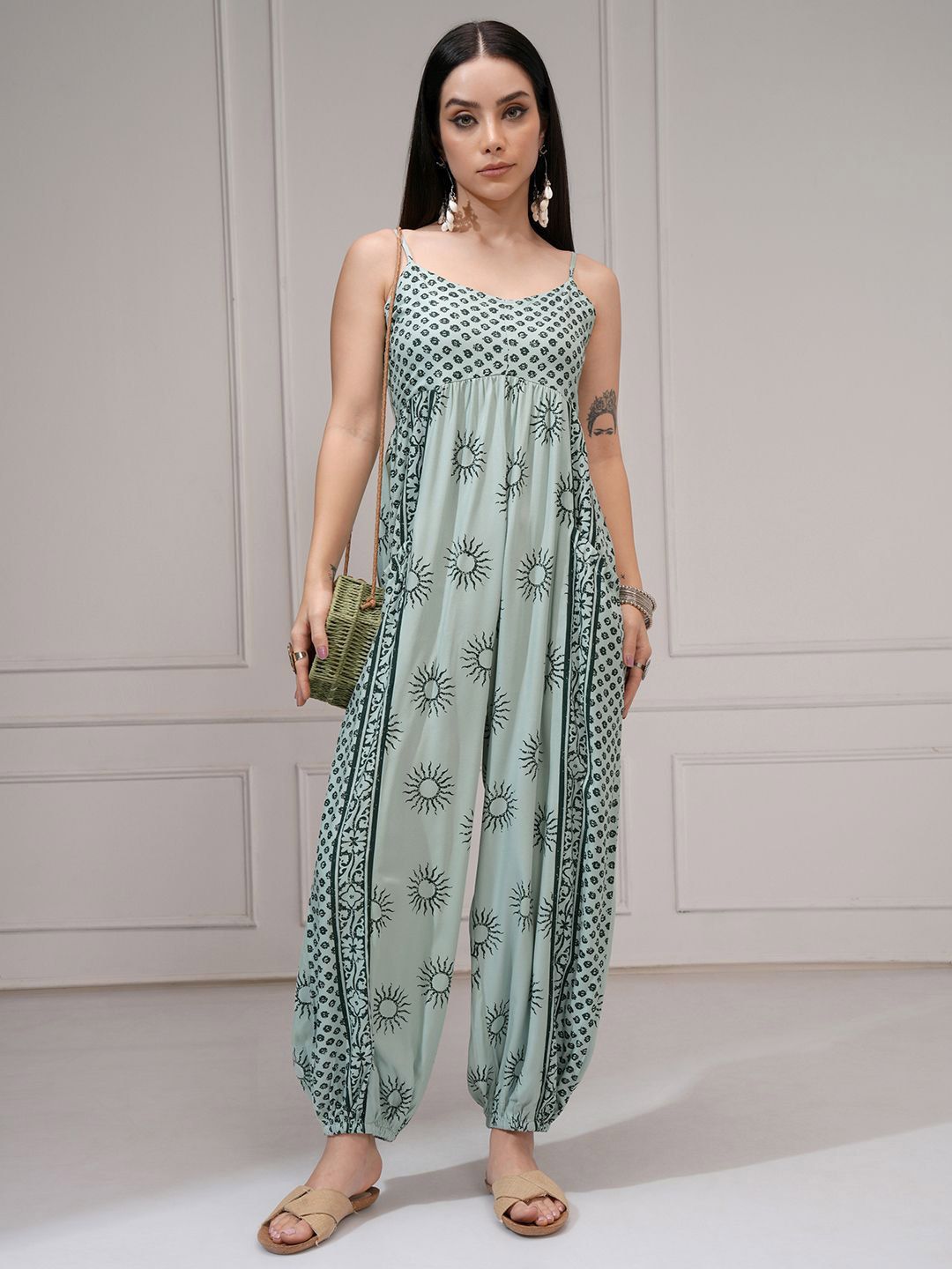 Vishudh Printed Basic Jumpsuit-image-45