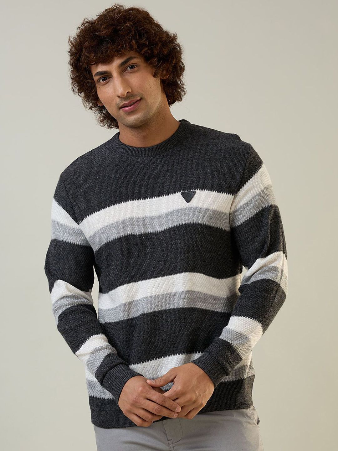 TIM PARIS Men Striped Sweatshirt-picture-15