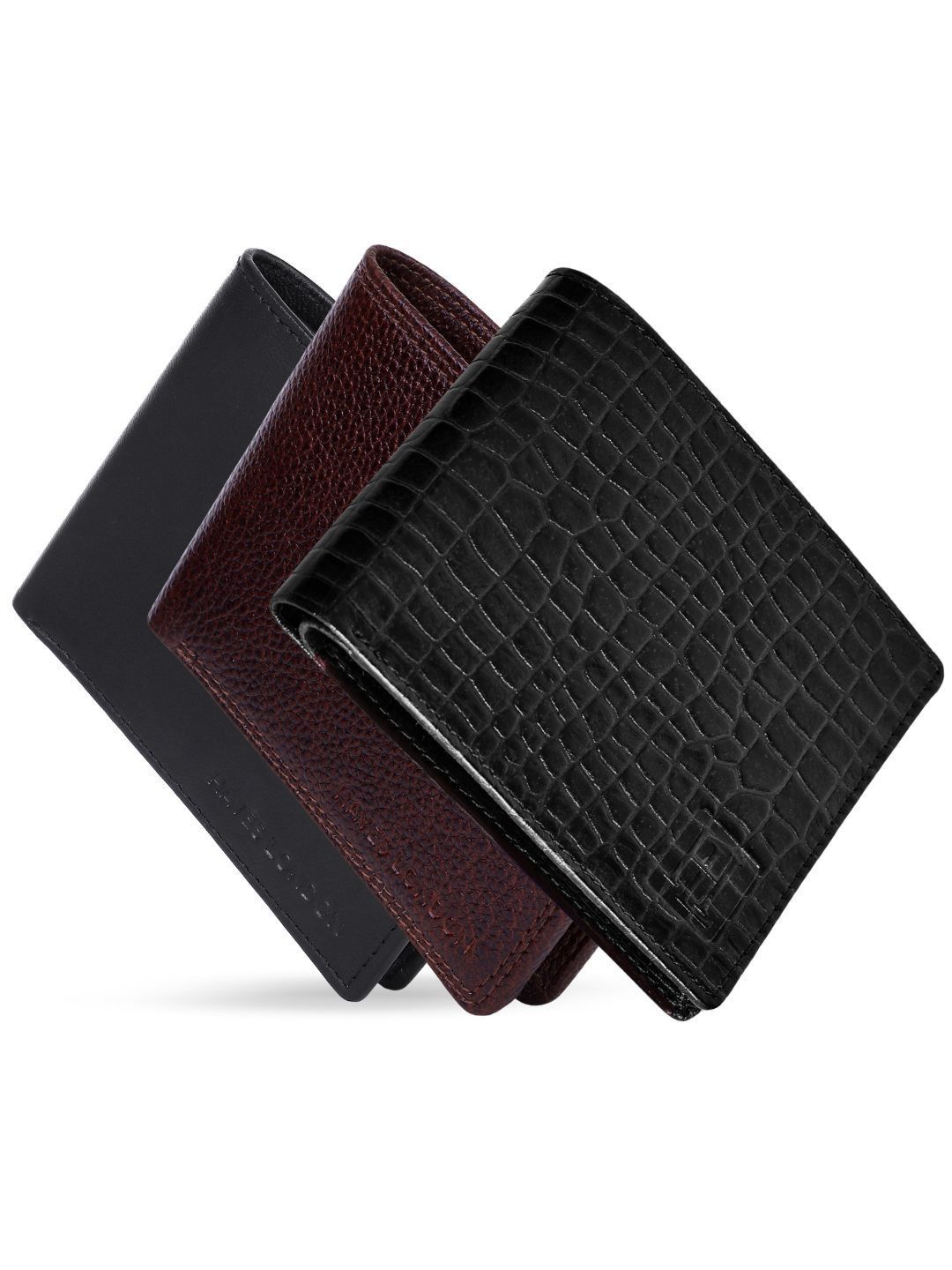 Hayes London Men Genuine Leather with RFID Blocking Wallets Combo-picture-22