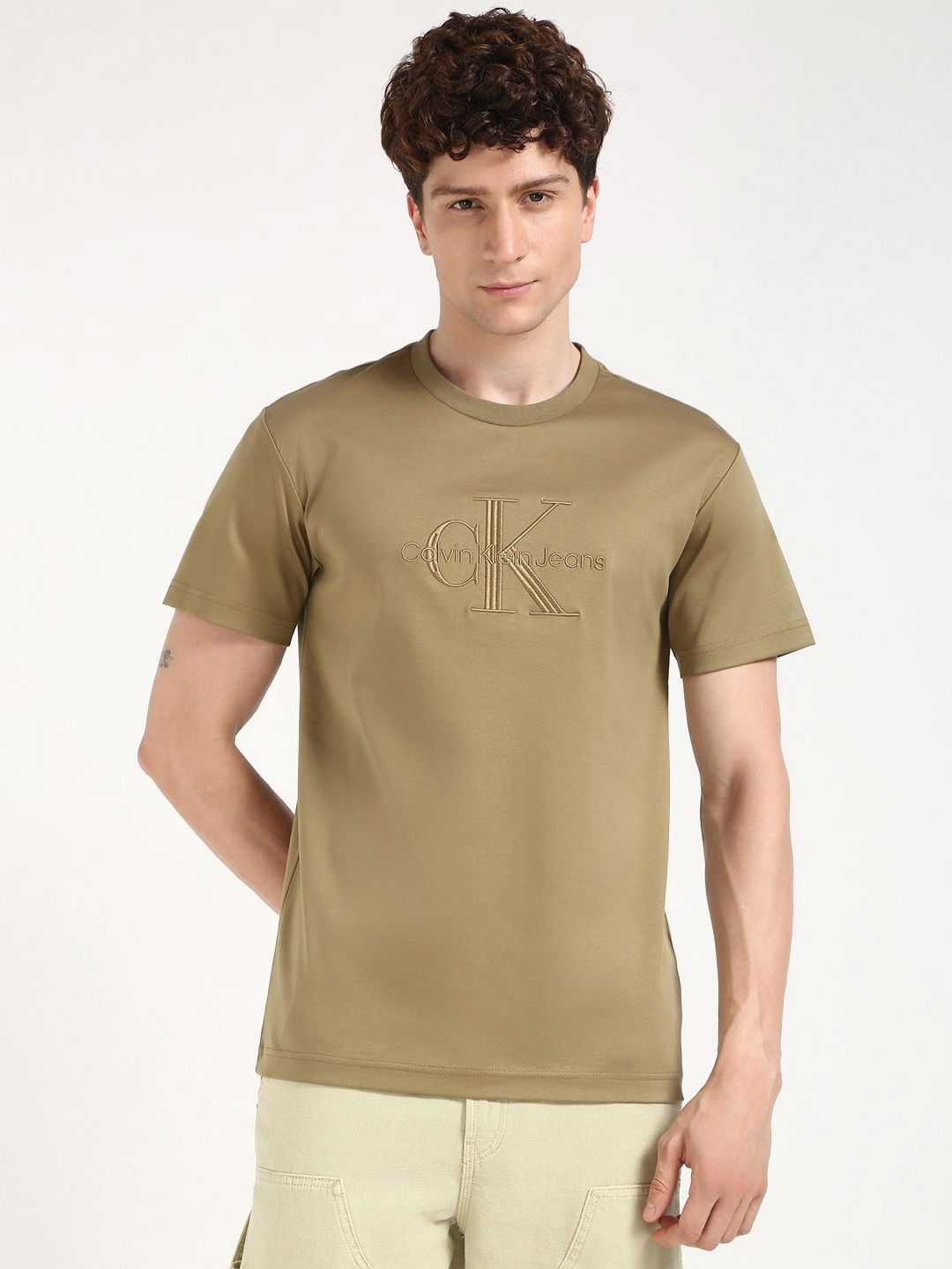 Calvin Klein Jeans Men Typography T-shirt-picture-12