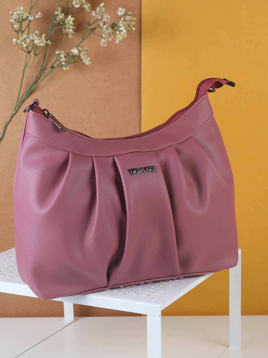 WALKWAY by Metro Colourblocked Oversized Structured Sling Bag with Bow Detail-picture-17