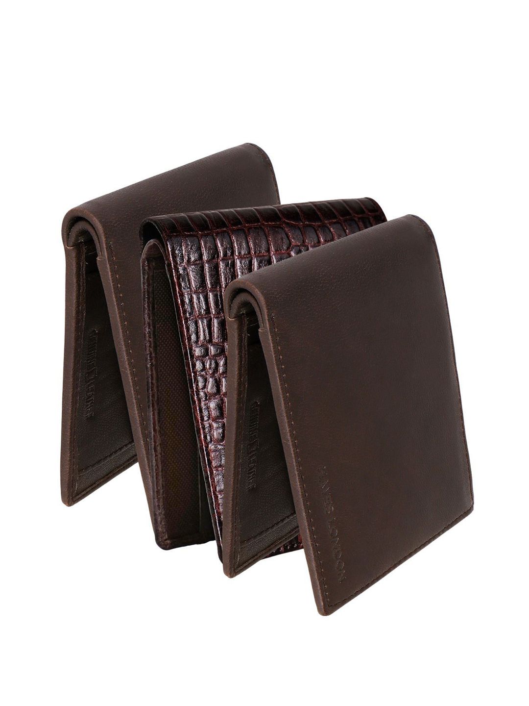 Hayes London Men Set Of 3 Genuine Leather with RFID Blocking Wallets Combo-picture-44