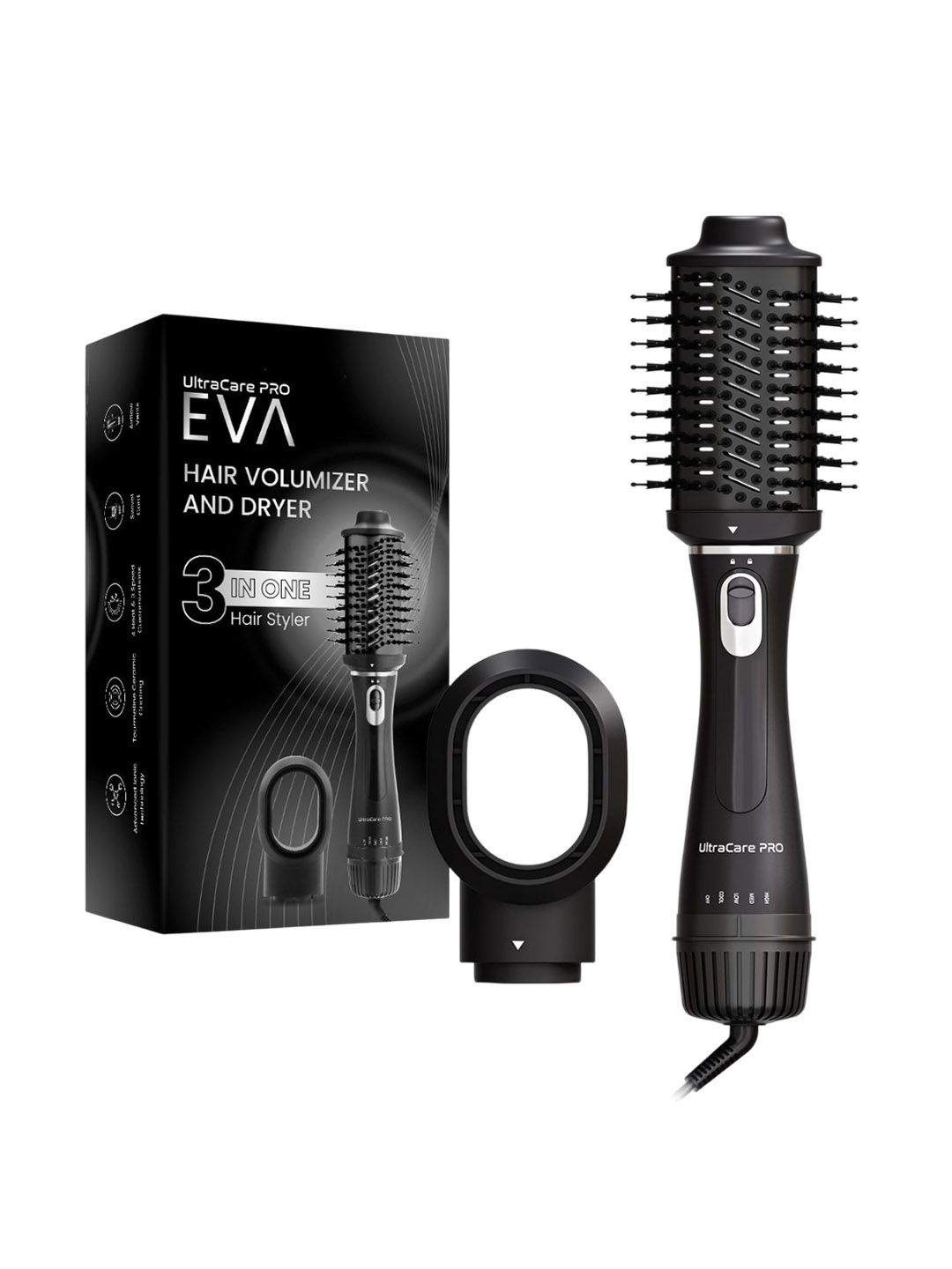 UltraCare PRO EVA Hair Volumizer & Hair Dryer- Black-image-37