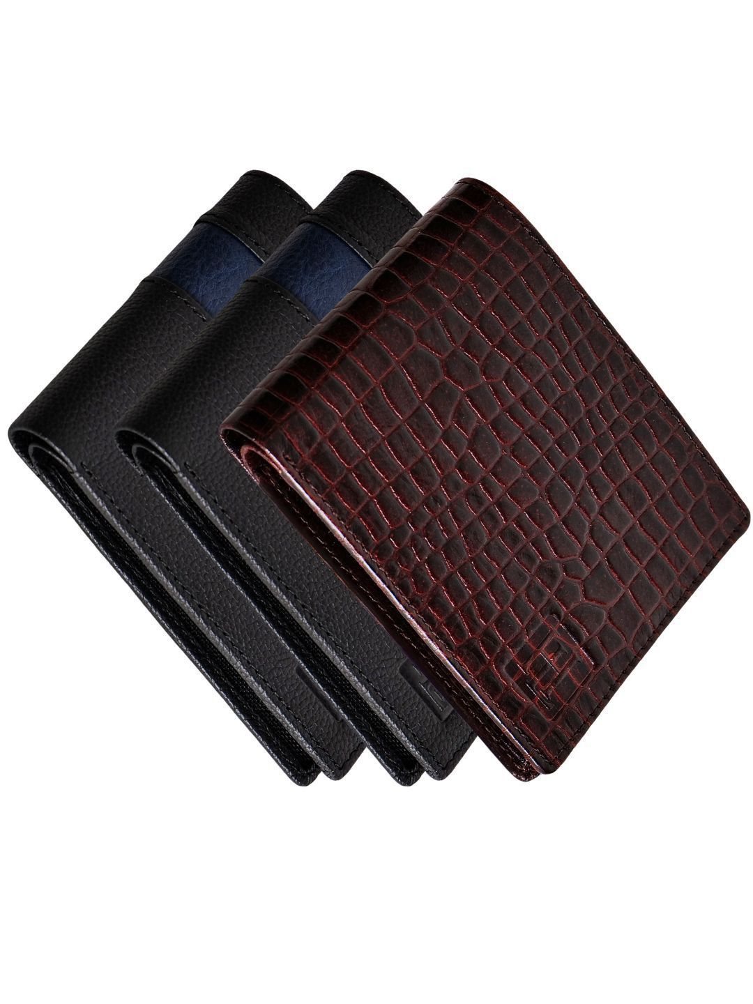 Hayes London Men Wallets Pack of 3 Genuine Leather with RFID Blocking-picture-50