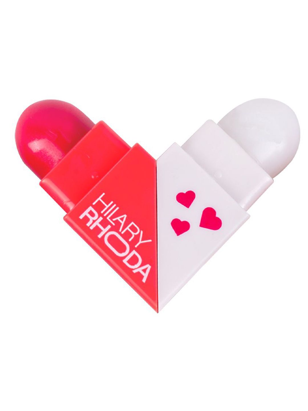 Hilary Rhoda 2 Sided Clear & Tinted Lip Balm With Shea Butter- 2.27g Eachside-02 Pink Love-picture-1