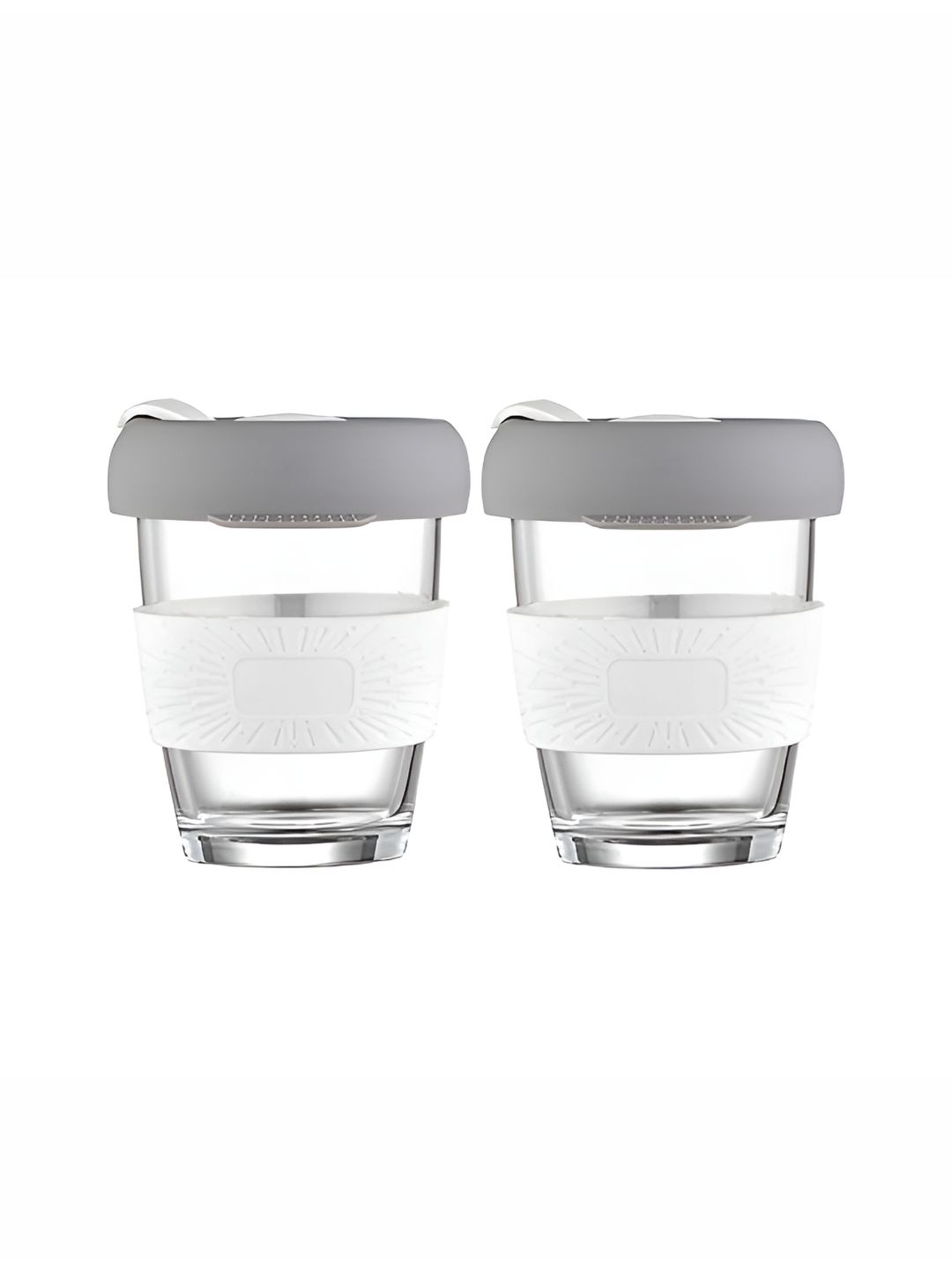 We3 White Solid Glass Matte Cups Set of Cups and Mugs-image-6