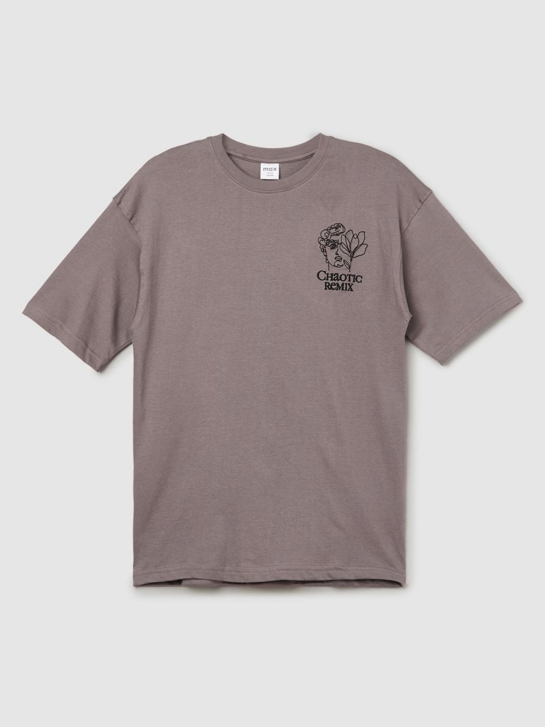 max Boys Graphic Printed Round Neck Cotton Oversized T-shirt-picture-14