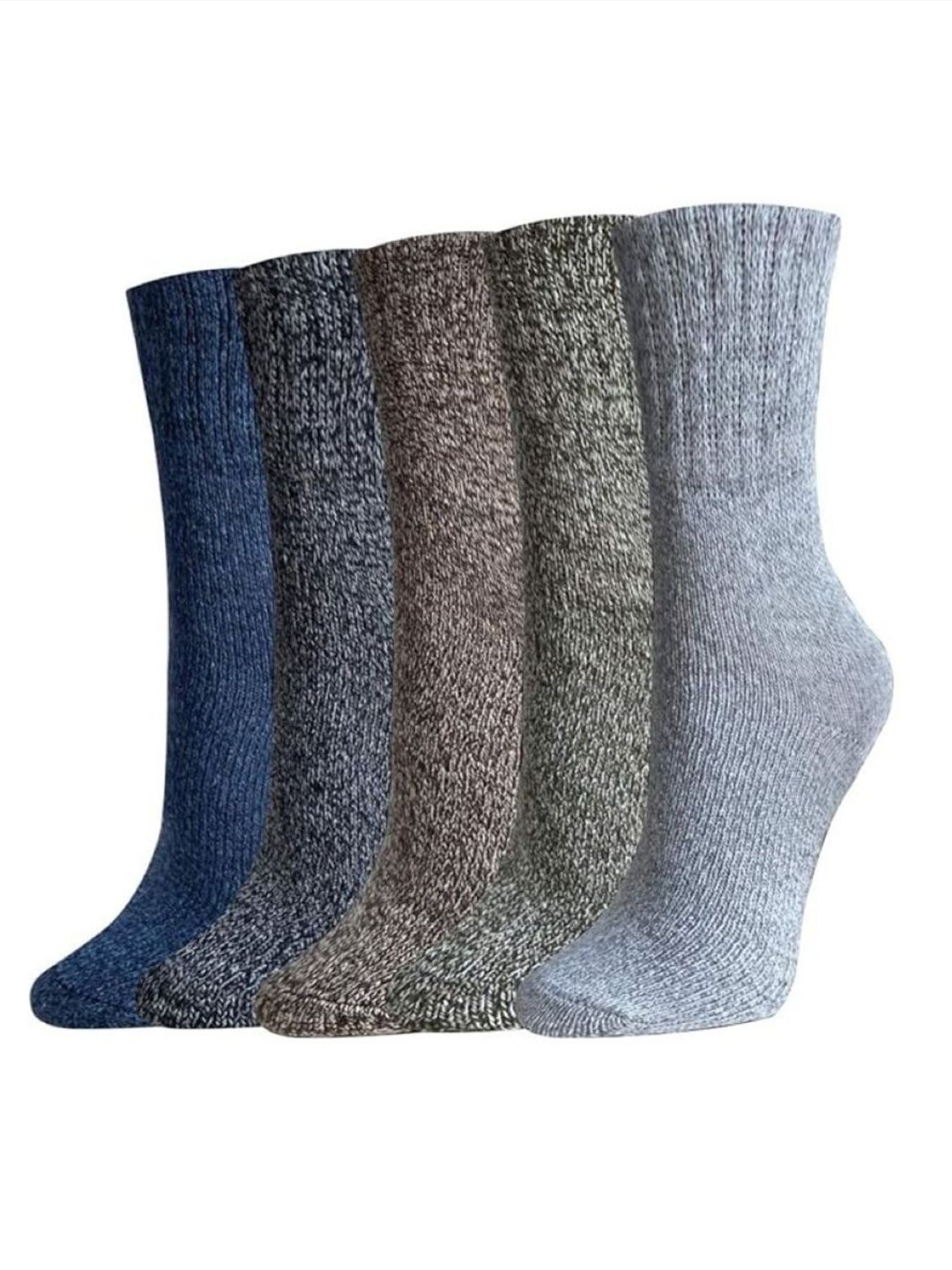 EL REGALO Unisex Pack Of 5 Calf Length Socks-picture-39