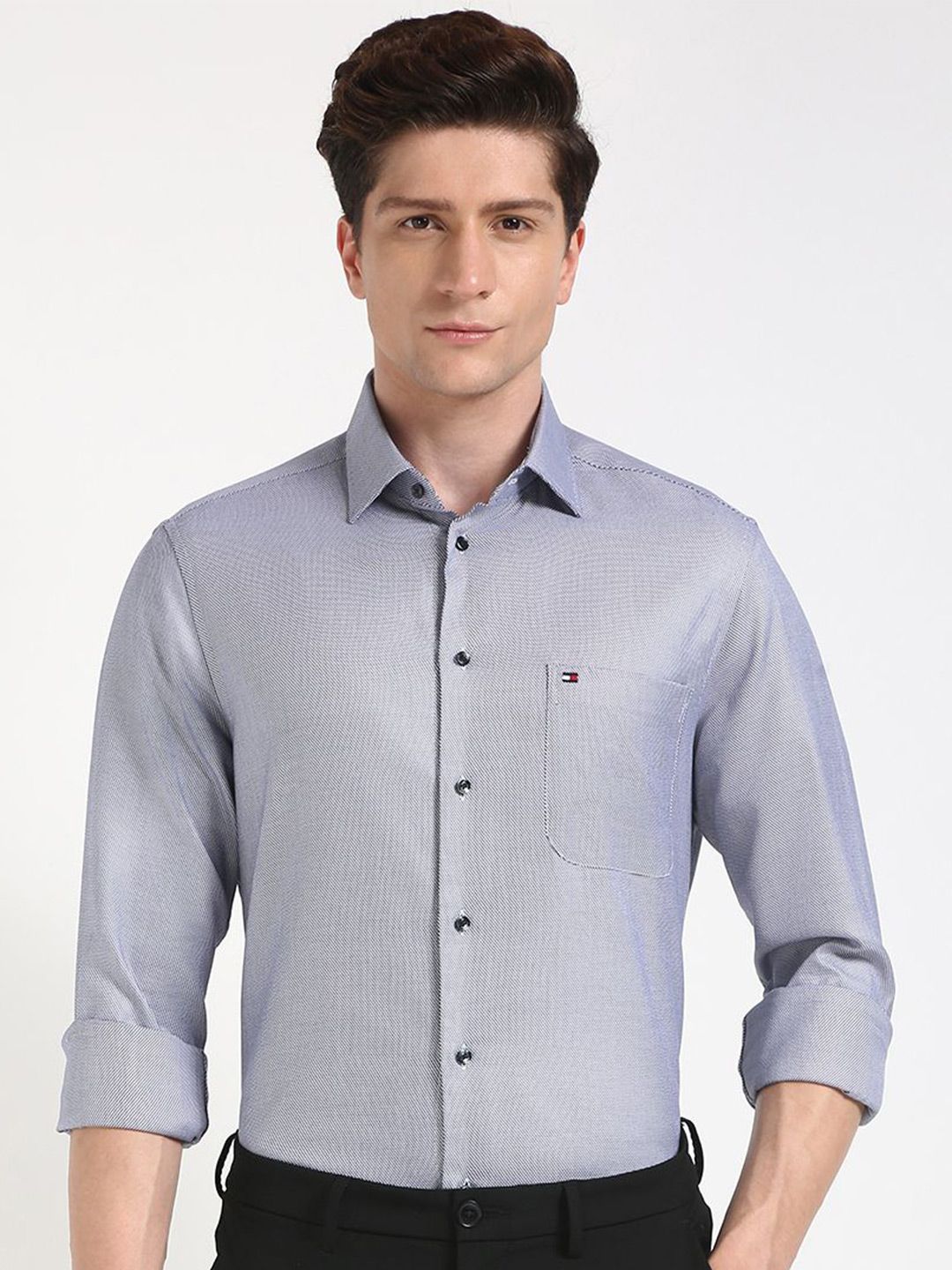 Tommy Hilfiger Men Relaxed Opaque Casual Shirt-image-35
