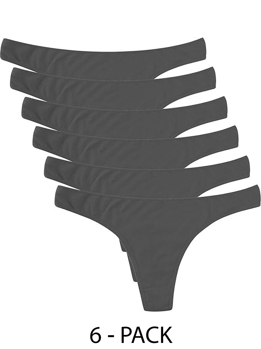 Diving Deep Women Pack of 6 Cotton Low-Rise Thongs Briefs-picture-35