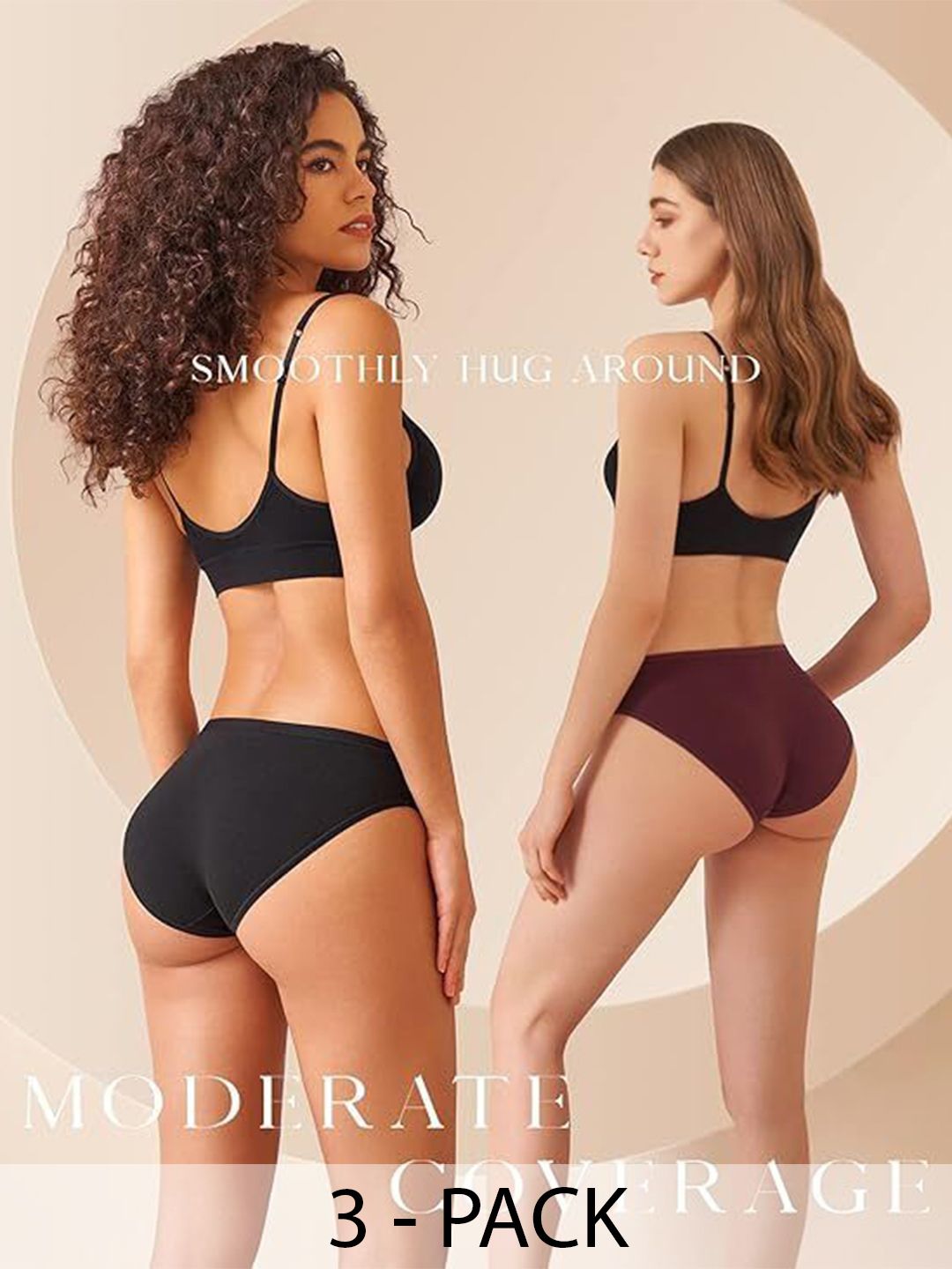 Diving Deep Women Pack Of 3 Cotton Hipster Briefs-picture-35