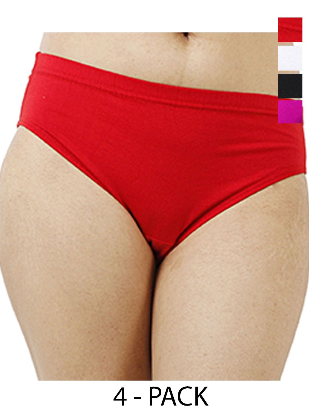 Diving Deep Women Pack of 4 Cotton Hipster Briefs-picture-21