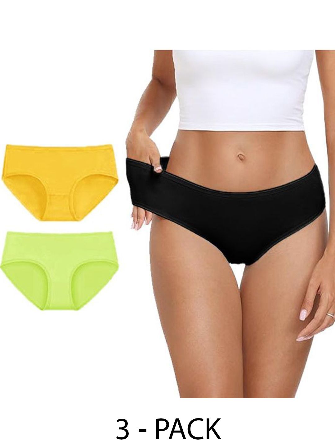 Diving Deep Women Pack of 3 Hipster Briefs-picture-34