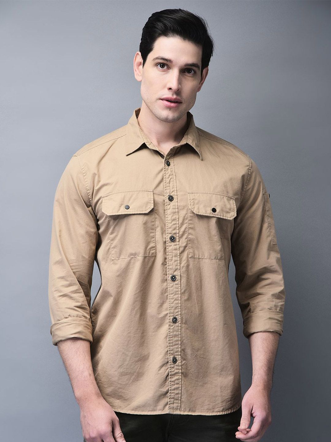Woodland Men Opaque Casual Shirt-picture-15
