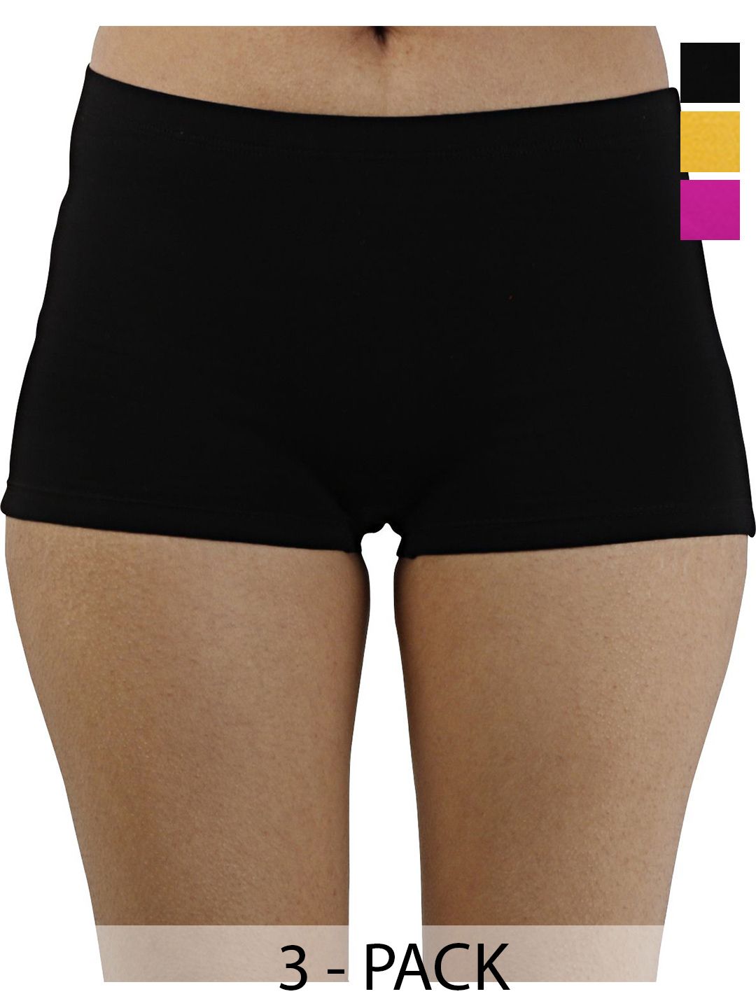 Diving Deep Women Pack of 3 Assorted Boy Shorts Briefs-picture-13