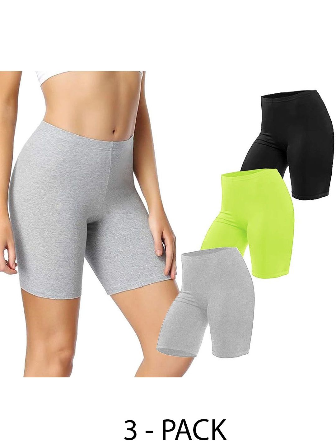 Diving Deep Women Pack of3 Cotton Mid-Rise Boy Shorts Briefs-picture-17