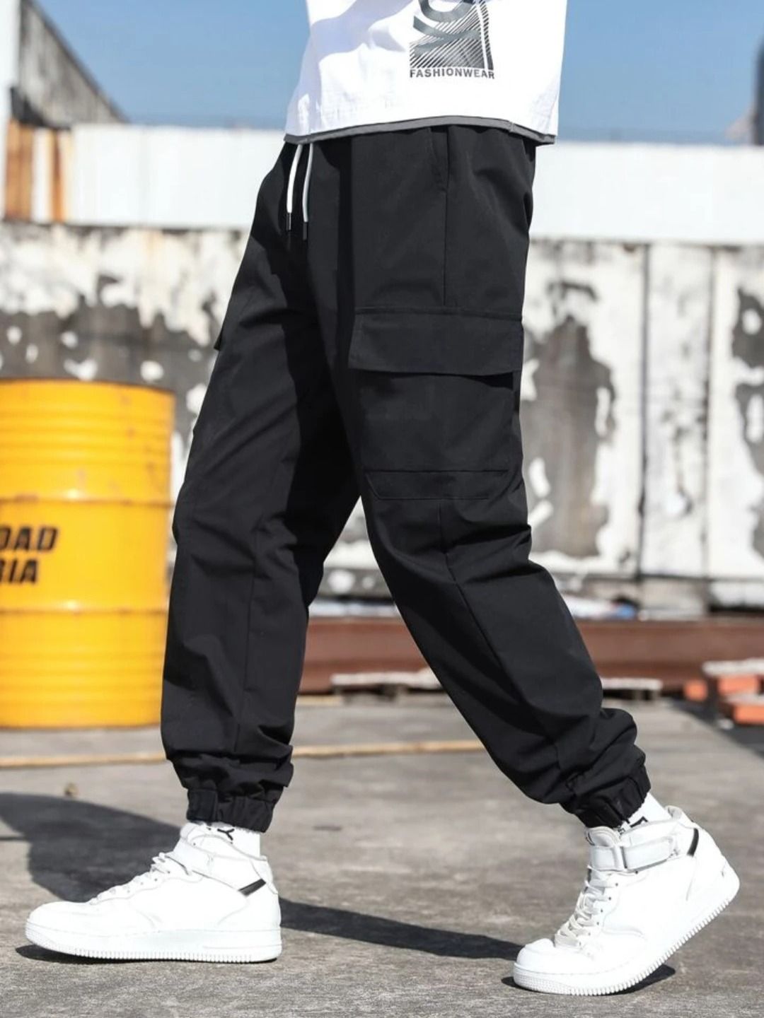 BAESD Men Original Regular Fit Easy Wash Cotton Cargos-picture-36