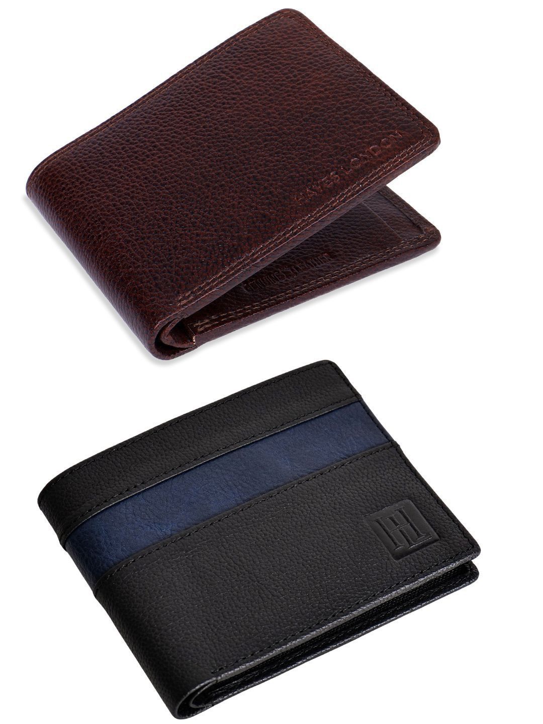 Hayes London Men Genuine Leather with RFID Blocking Wallets Combo-image-47