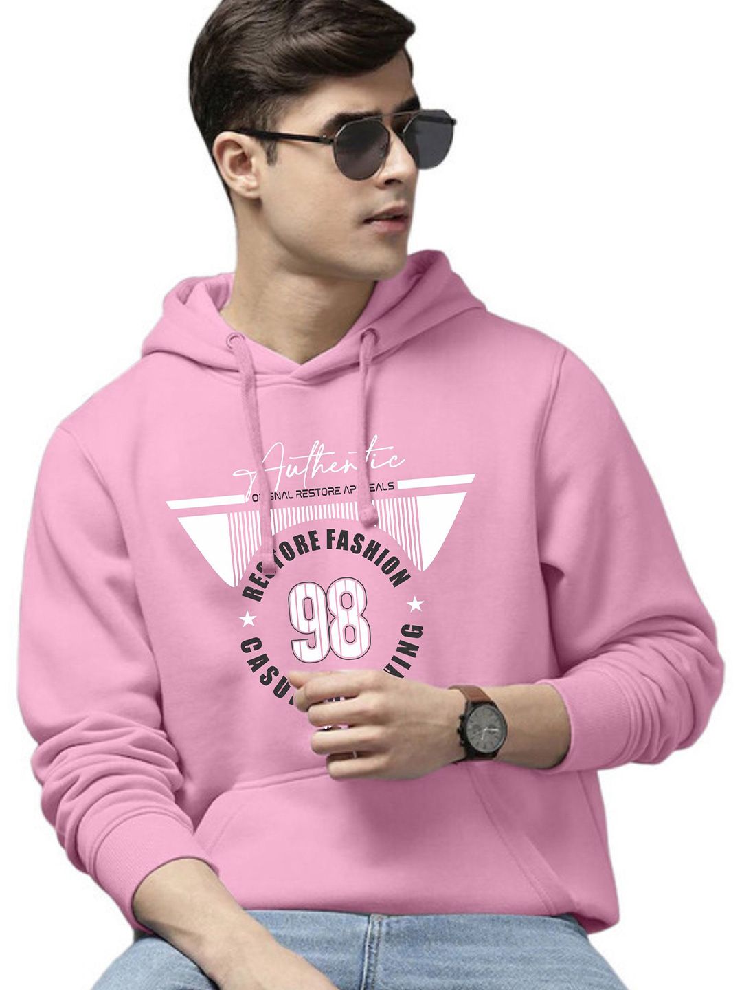 WOOSTRO Men Printed Hooded Sweatshirt-picture-44