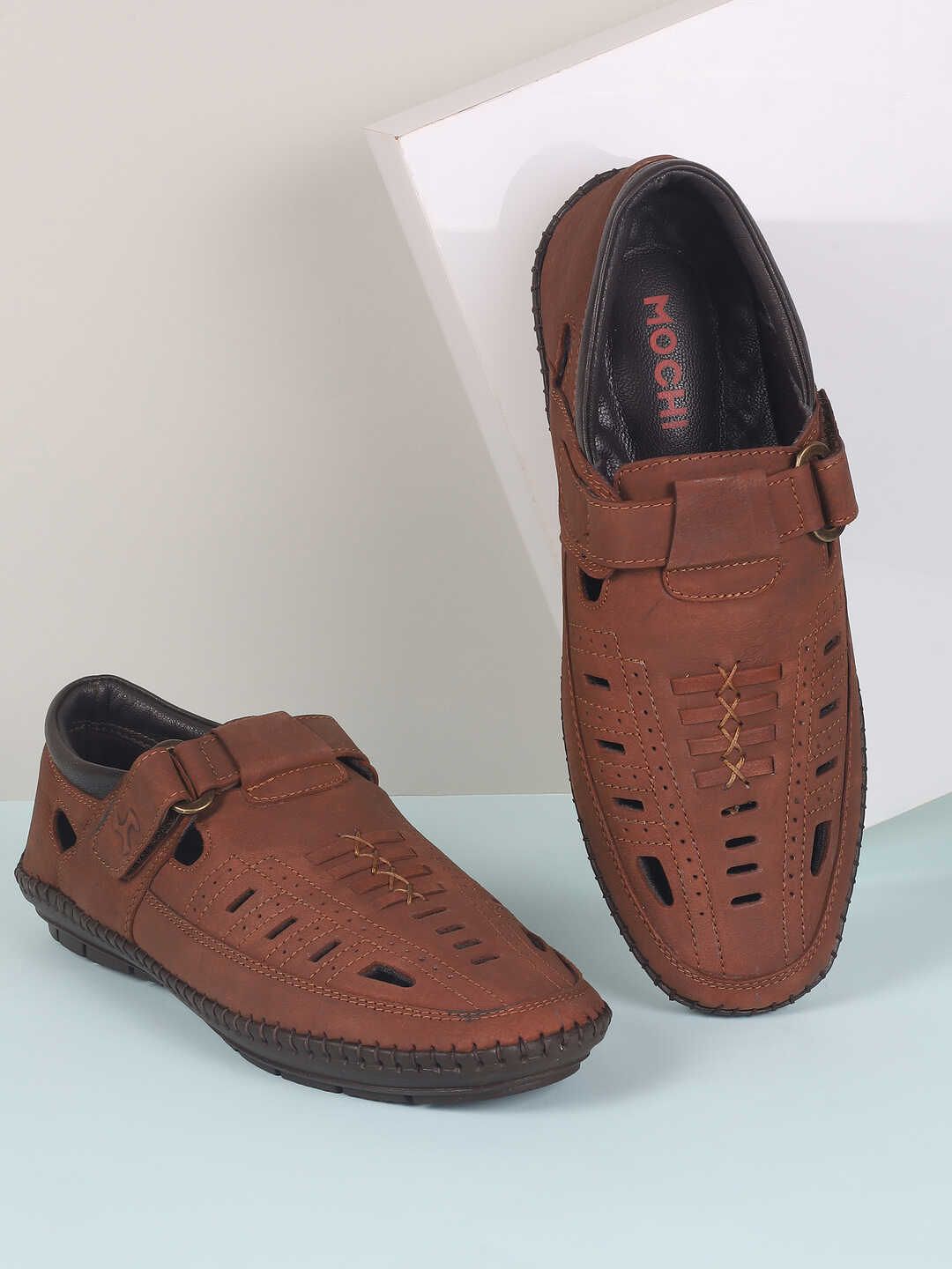 Mochi Men Leather Fisherman Sandals-picture-27