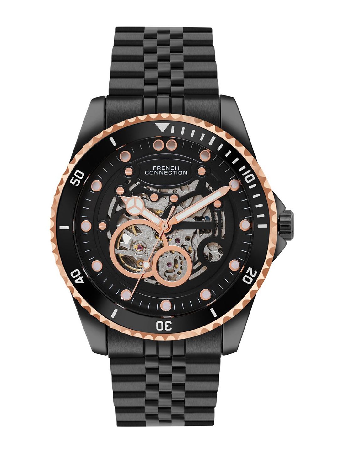 French Connection Men Skeleton Dial Analogue Automatic Motion Watch FCA19BBM-picture-53