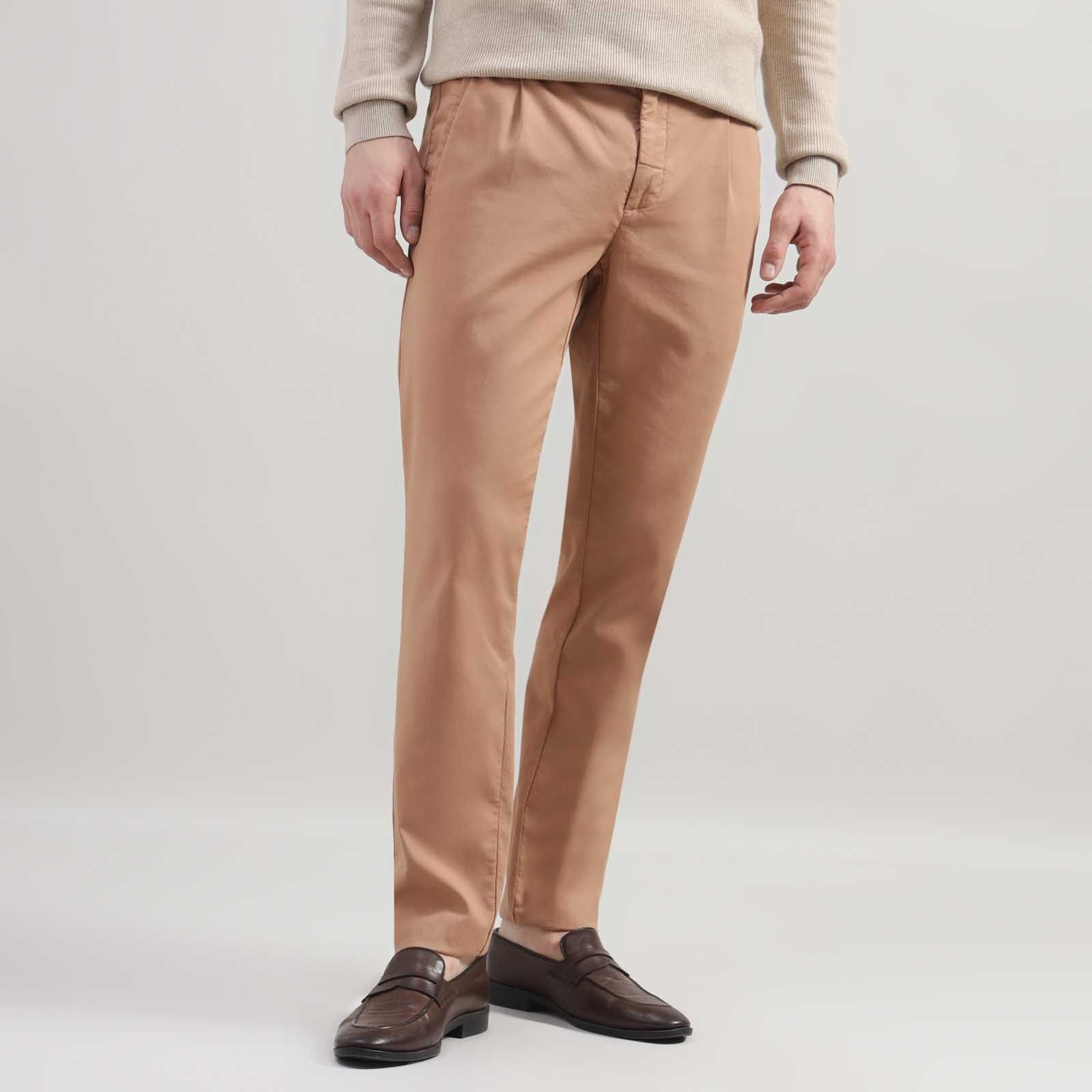 HACKETT LONDON Men Cotton Slim Fit Chinos Trousers-image-27