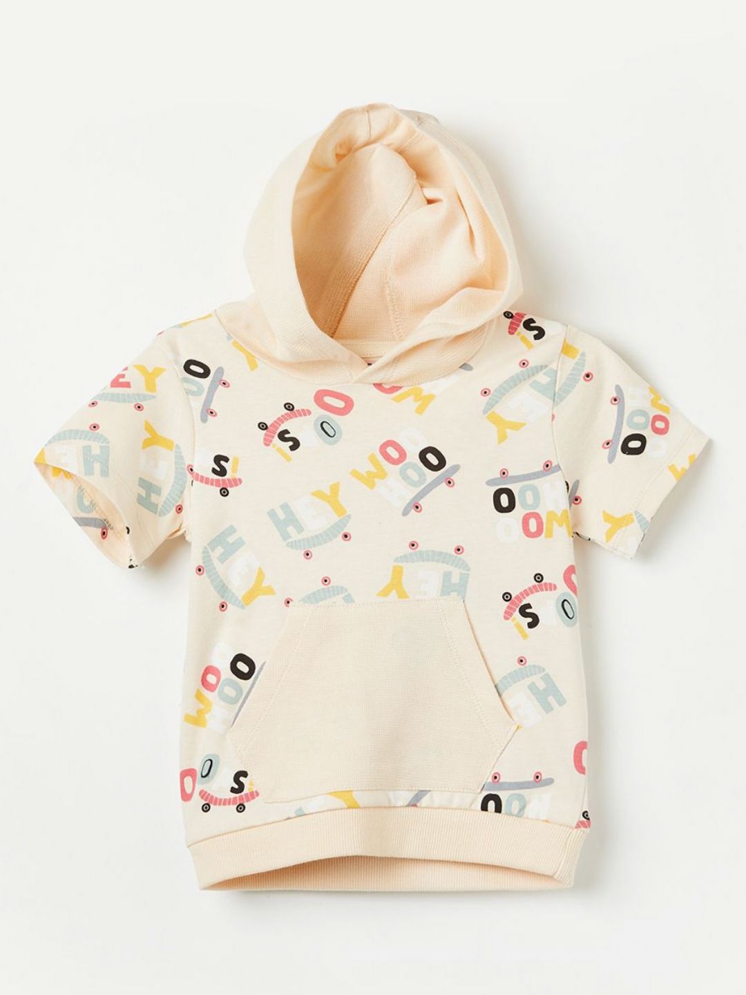 Juniors by Lifestyle Boys Printed Hooded Applique T-shirt-picture-40