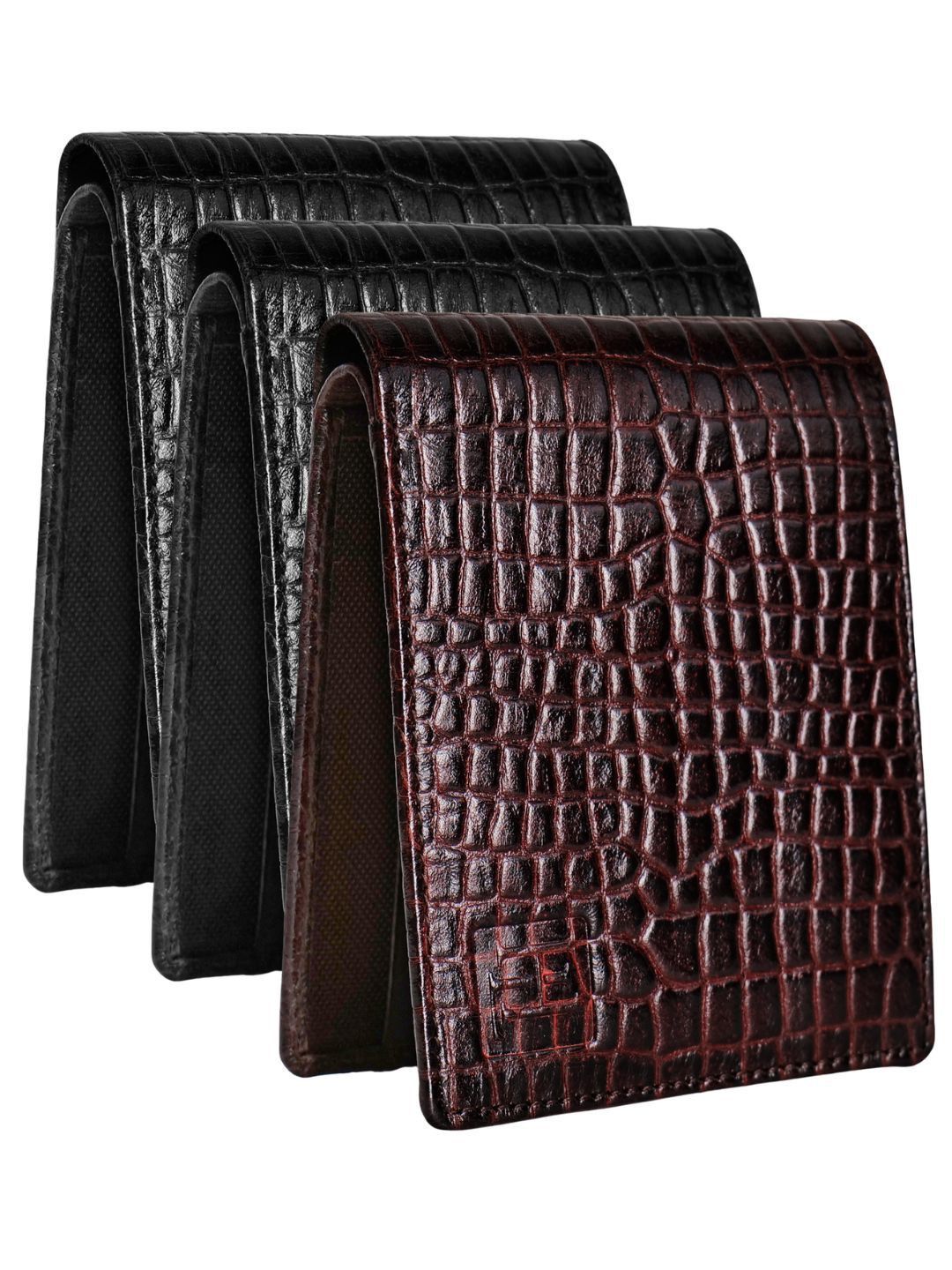 Hayes London Men Wallets Pack of 3 Genuine Leather with RFID Blocking-picture-53