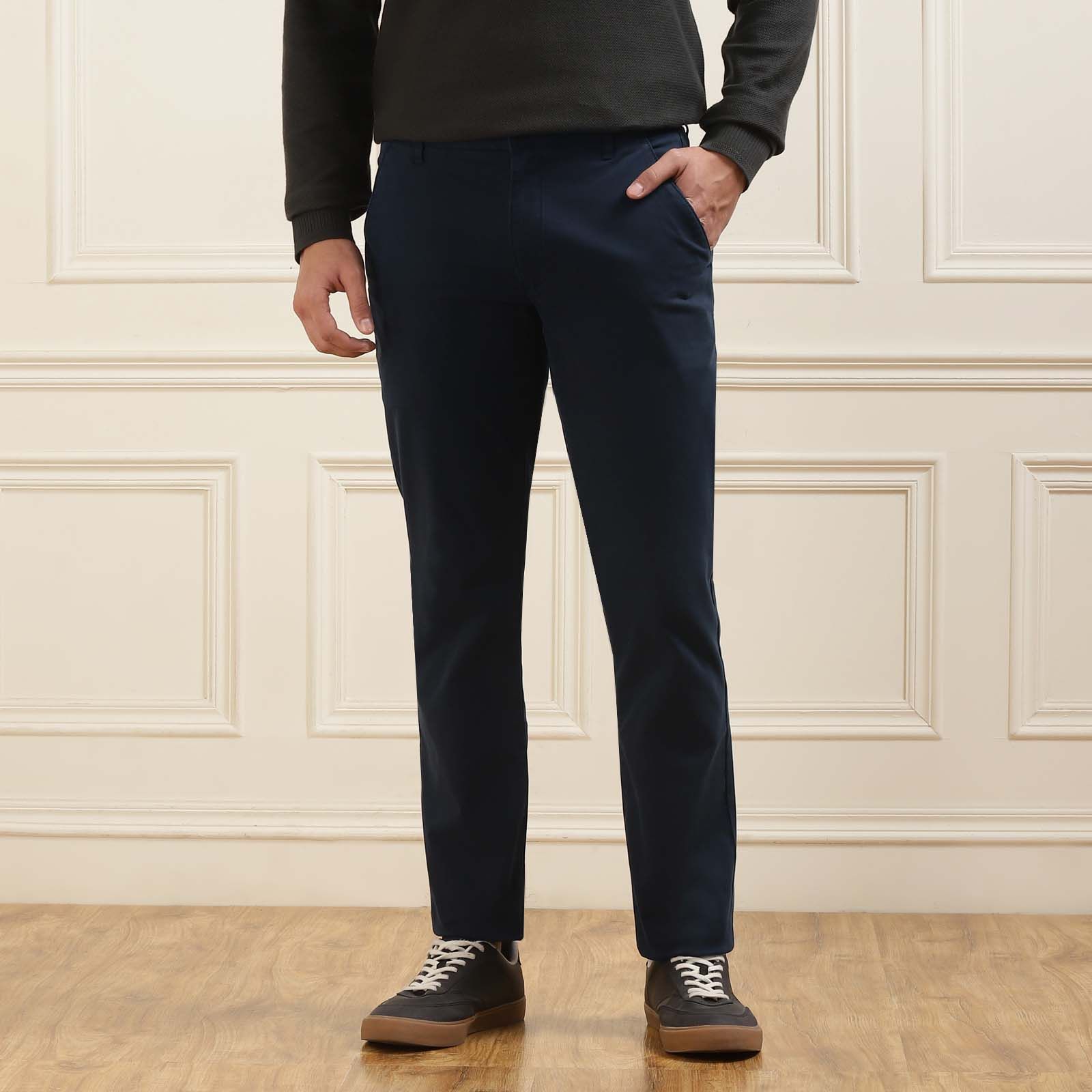 Farah Men Mid-Rise Regular Fit Formal Trousers-picture-57
