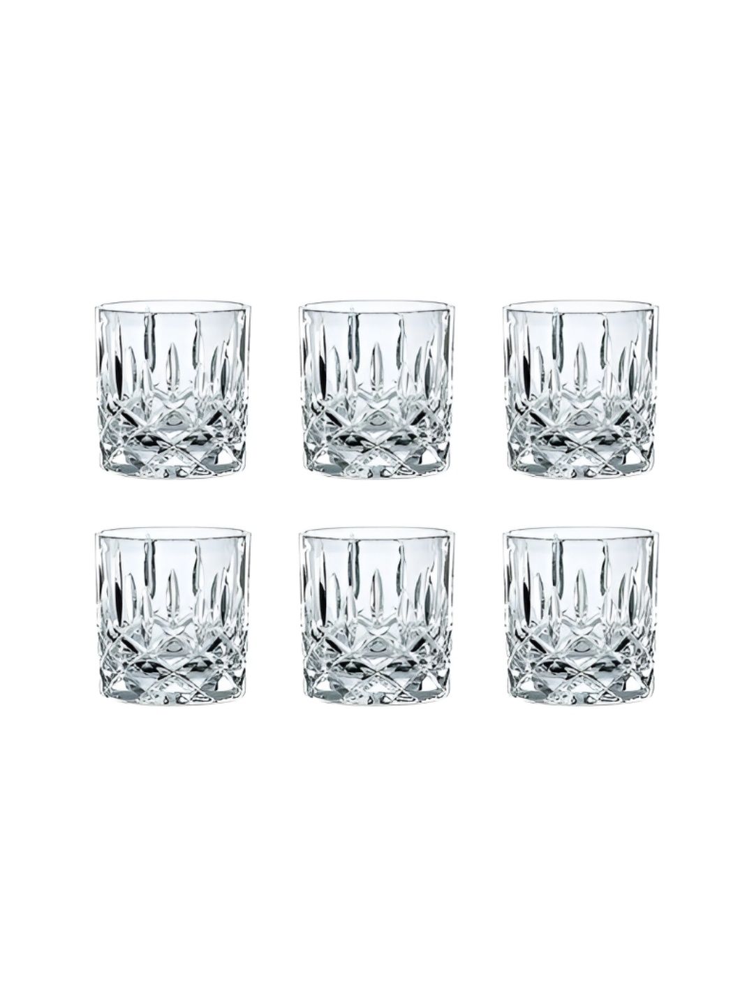 Nachtmann Transparent 6 Pieces Textured Whisky Bar Glass 245 ml Each-image-39