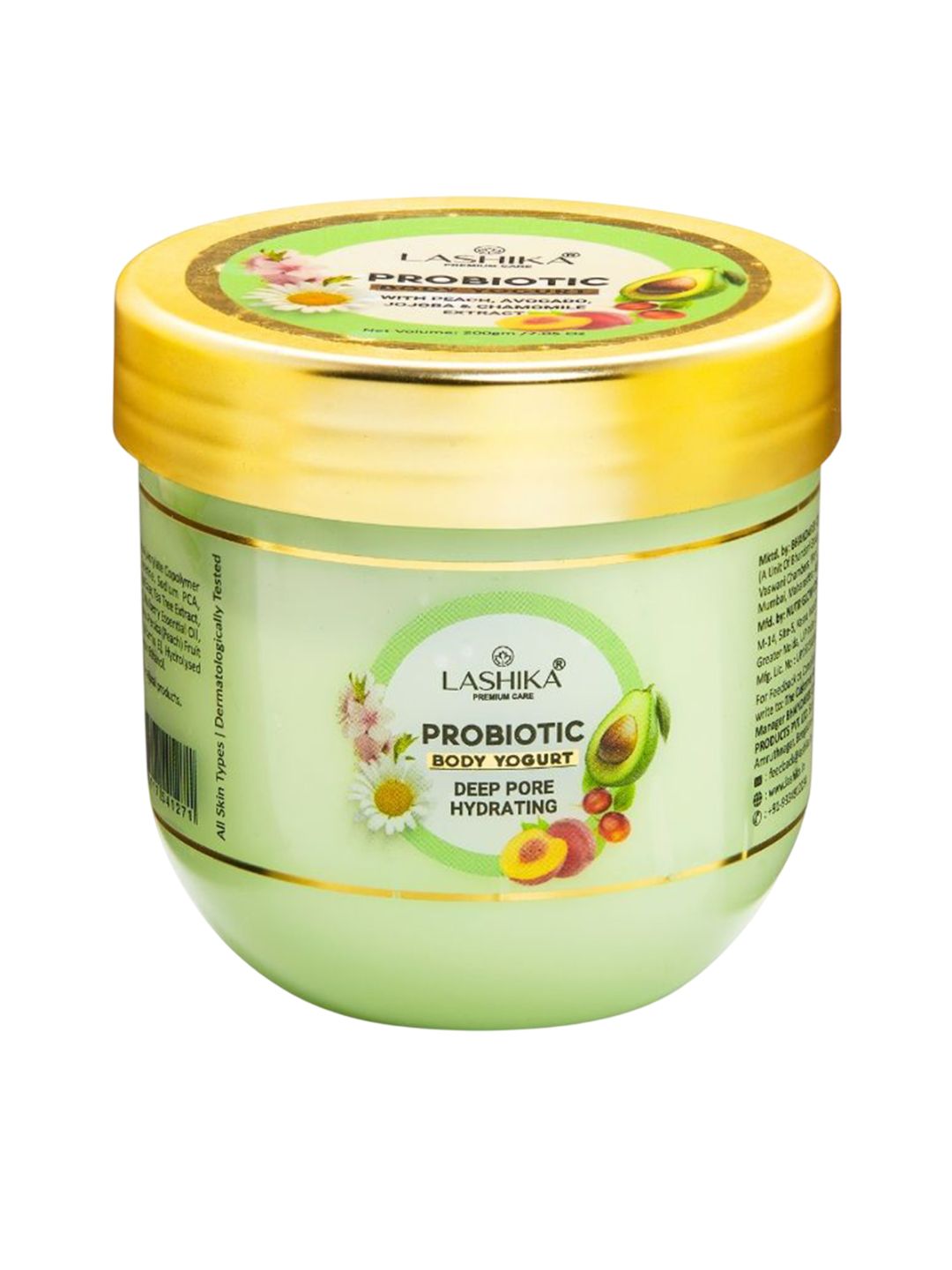 LASHIKA Probiotic Body Yogurt Enriched With Probiotics & Avocado- 200 g-image-32