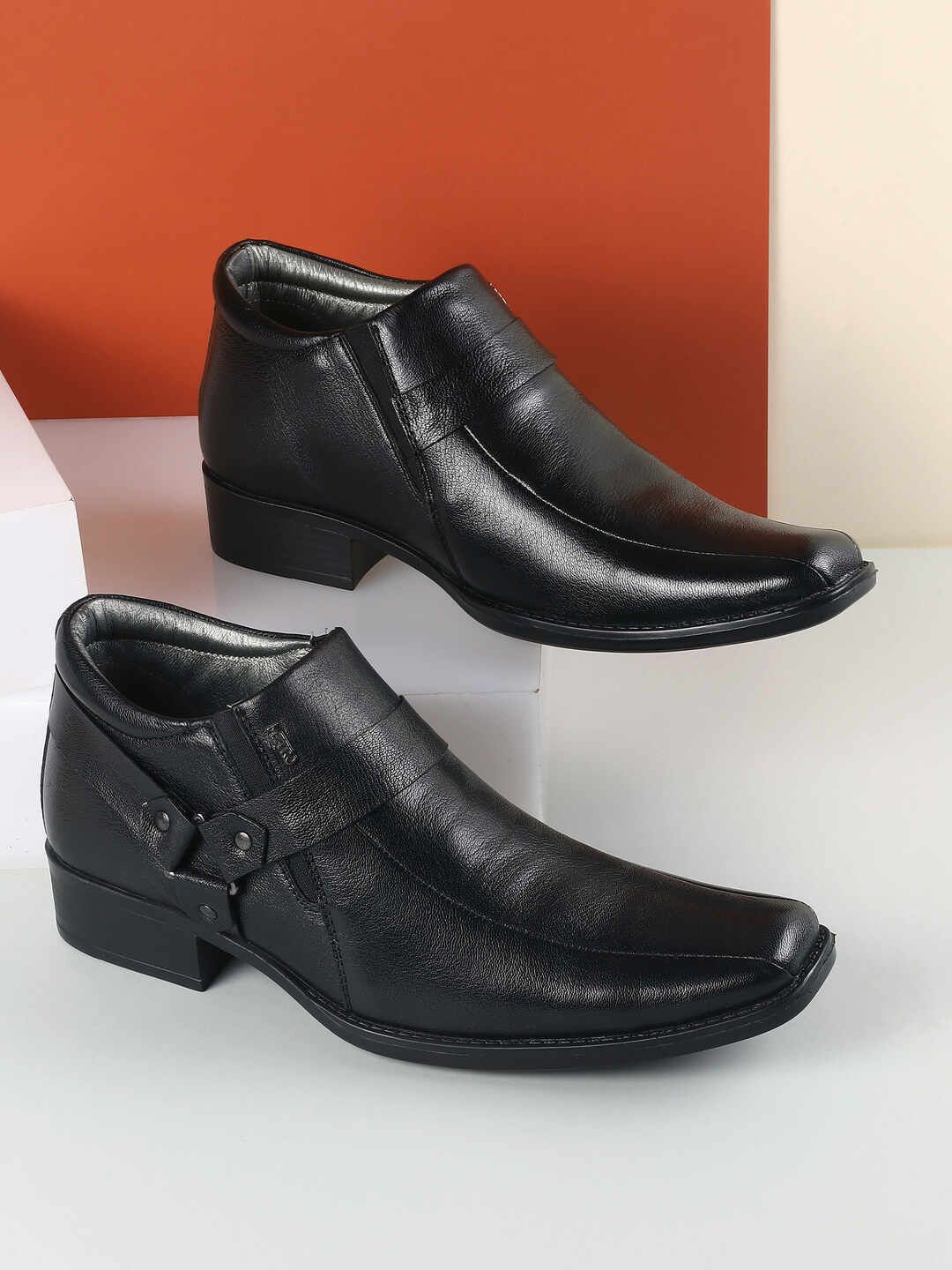 Metro Men Leather Formal Slip-On Shoes-picture-10