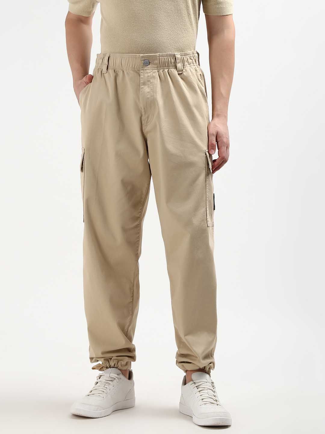 Calvin Klein Jeans Men Straight Fit Cargos Trousers-picture-17
