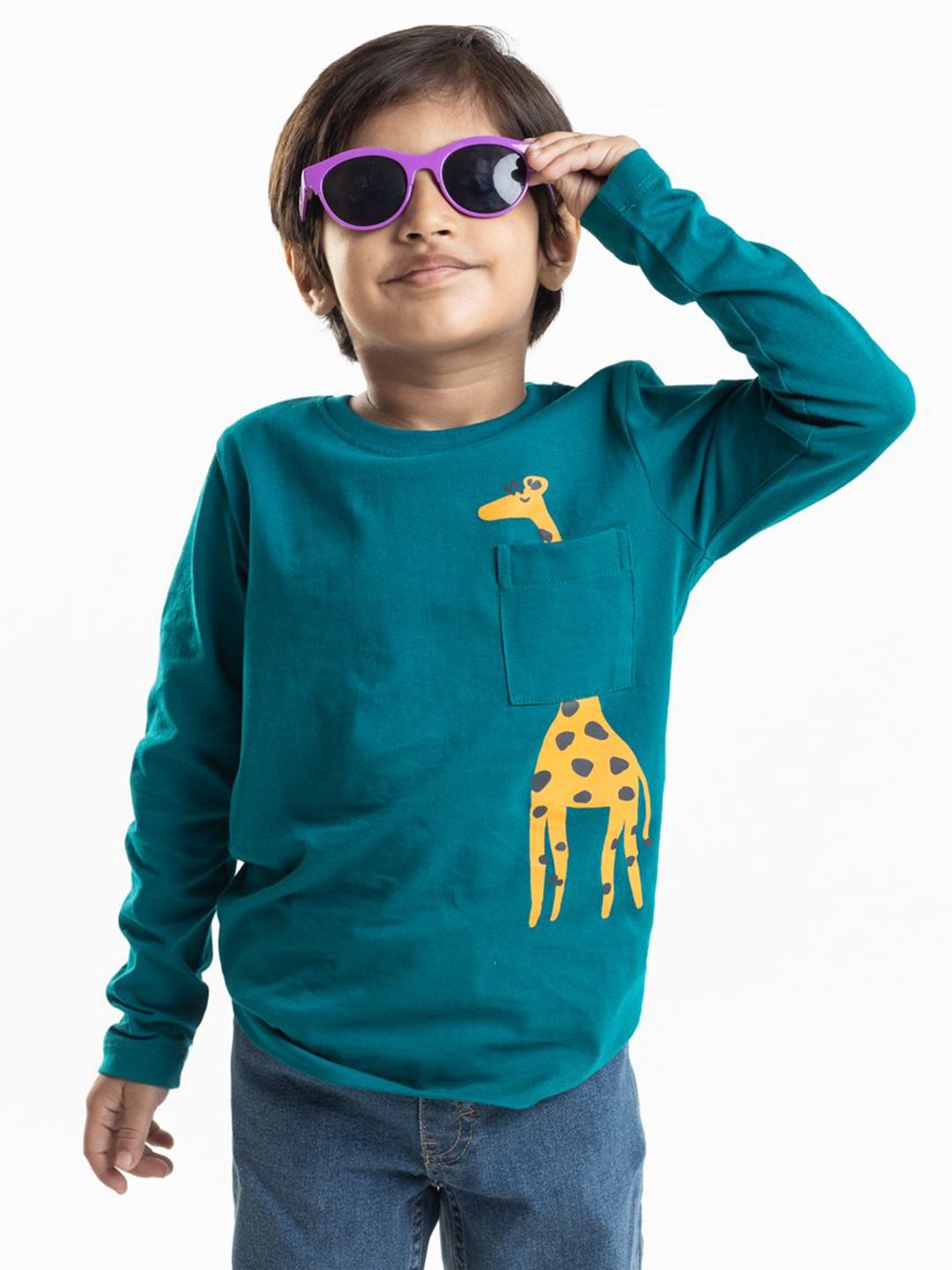 Reedoo Unisex Kids Bio Finish Graphic Printed Round Neck Cotton T-shirt-picture-58