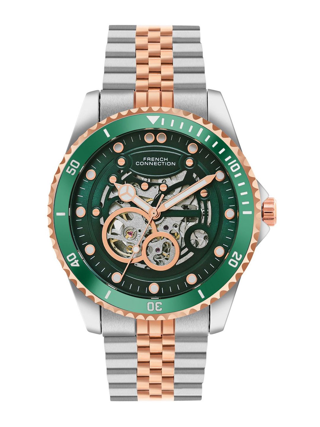 French Connection Men Skeleton Dial Analogue Automatic Motion Watch FCA19NRTM-picture-27
