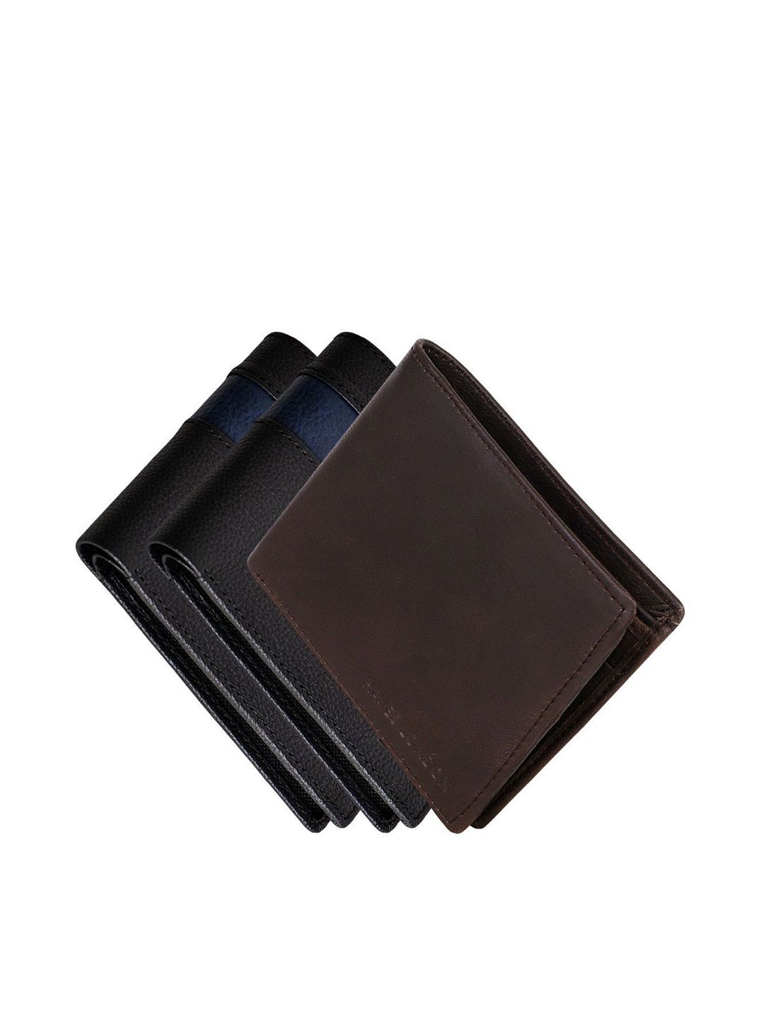 Hayes London Men Pack Of 3 Genuine Leather with RFID Blocking-picture-29