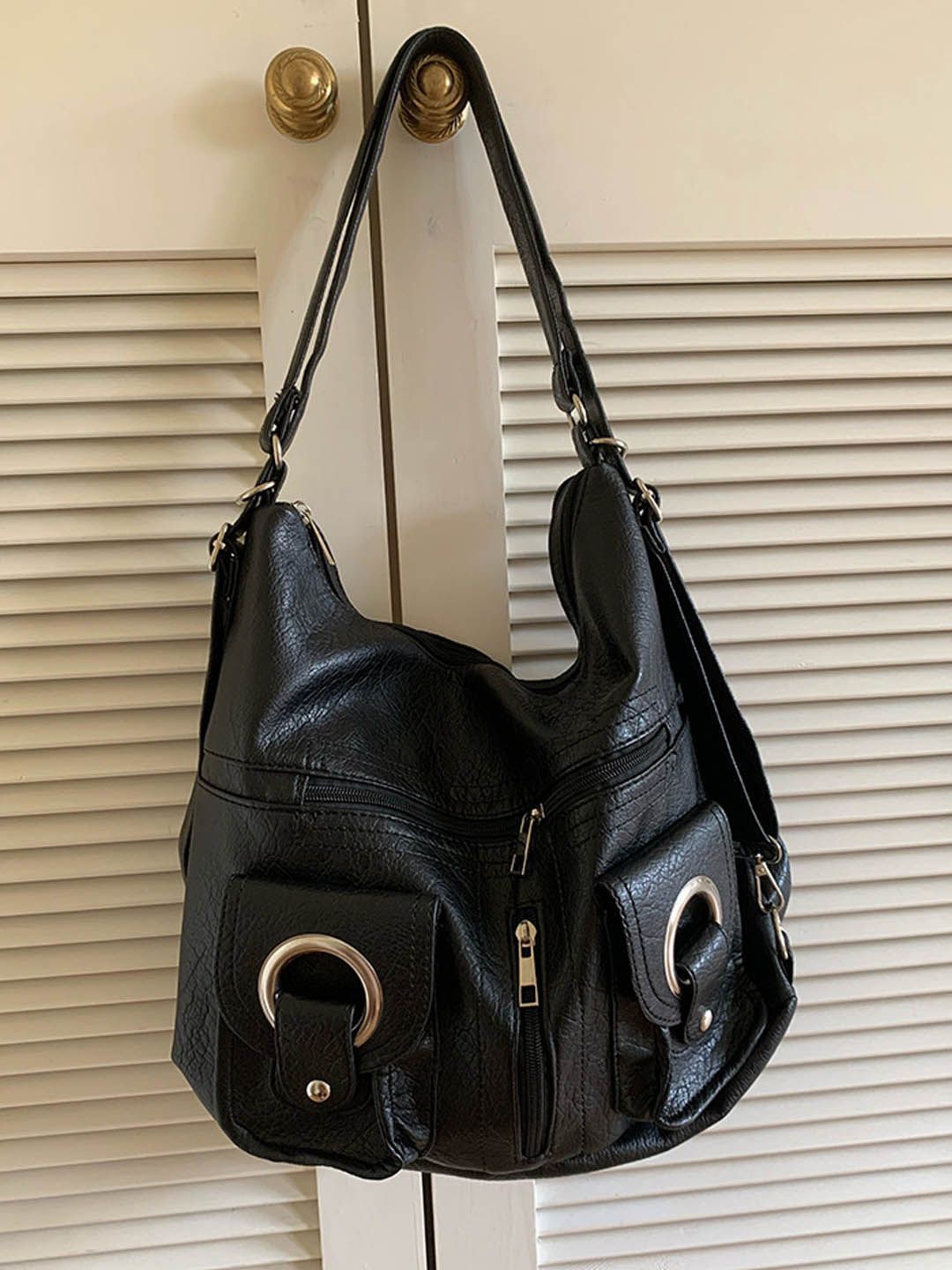 StyleCast Structured Shoulder Bag with Quilted-picture-39