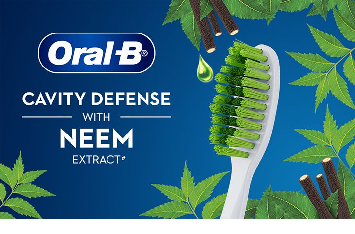 Buy Oral - B Set of 4 Cavity Defense 123 Toothbrush with Neem