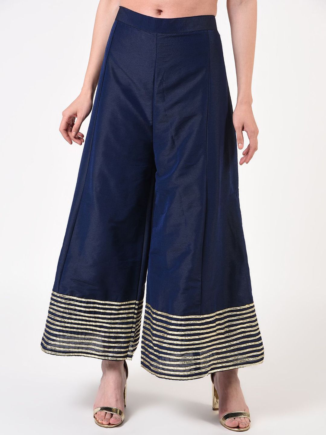 FLOREOS Women Flared Palazzos-image-30