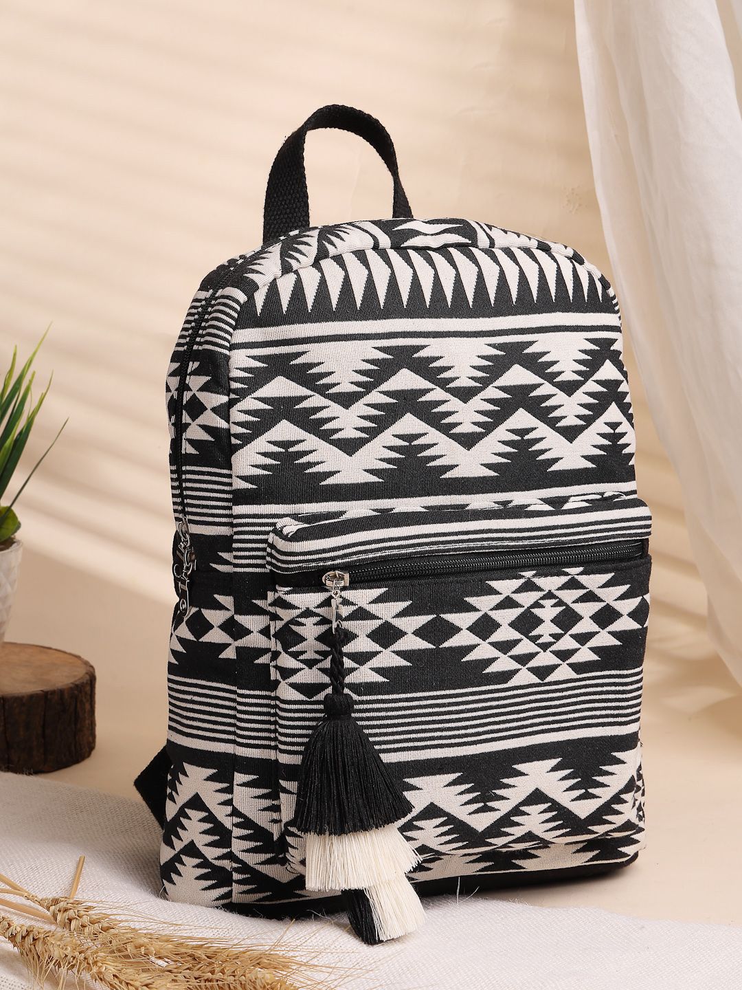 Anekaant Unisex Geometric Backpack-picture-32