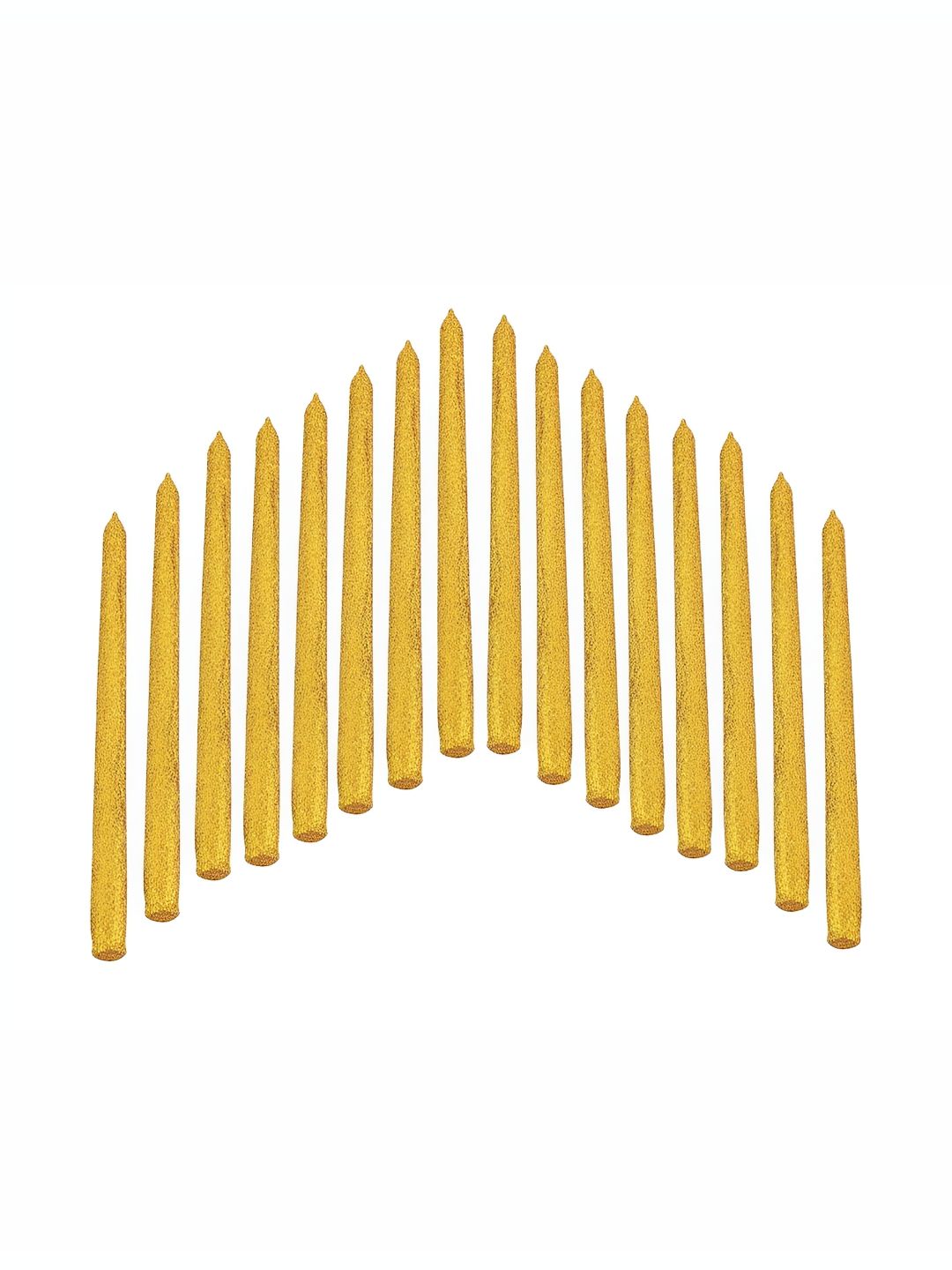 atorakushon 16 pcs gold Scented Tapered Candles-picture-23